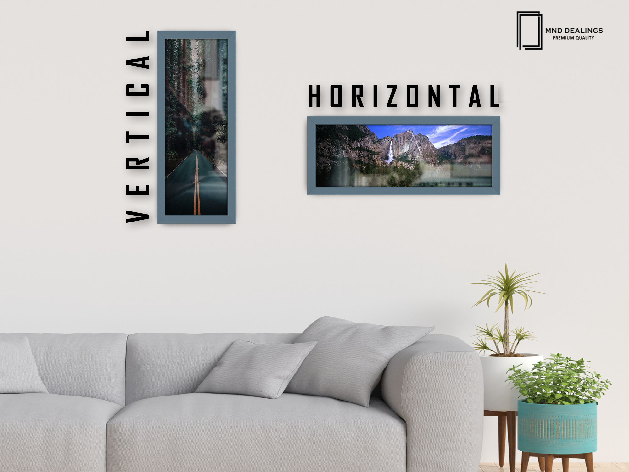 ( 80 x 40 CM ) / 32 x 16 Inch Poster Frames - MDF