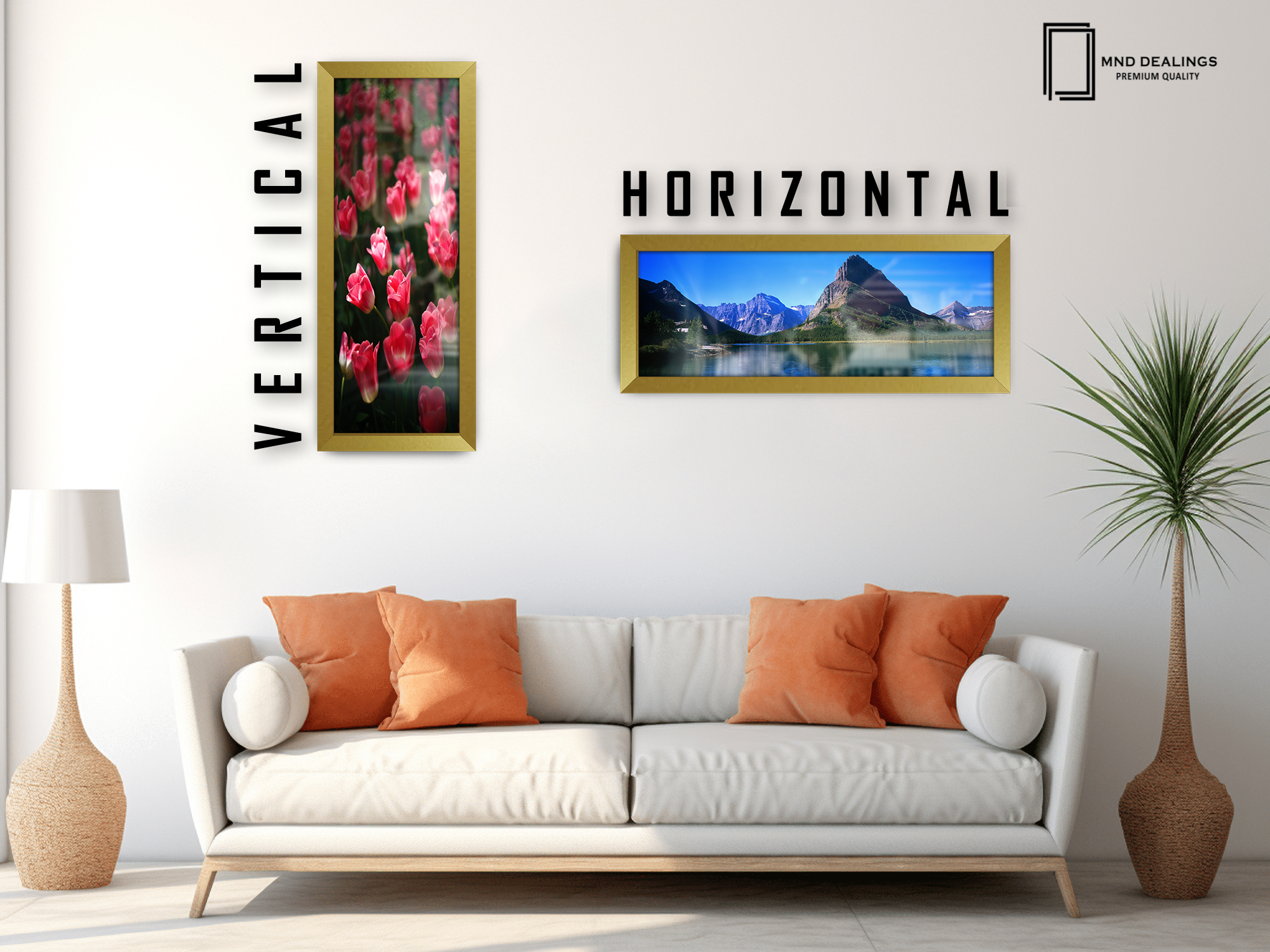 ( 80 x 40 CM ) / 32 x 16 Inch Poster Frames - MDF