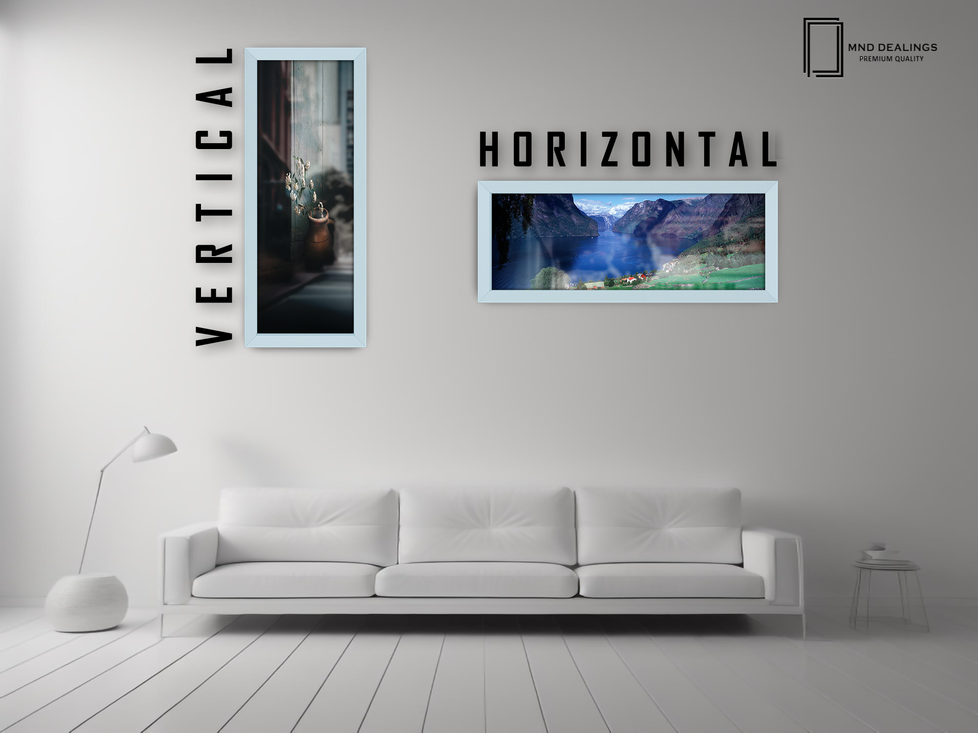 ( 80 x 40 CM ) / 32 x 16 Inch Poster Frames - MDF