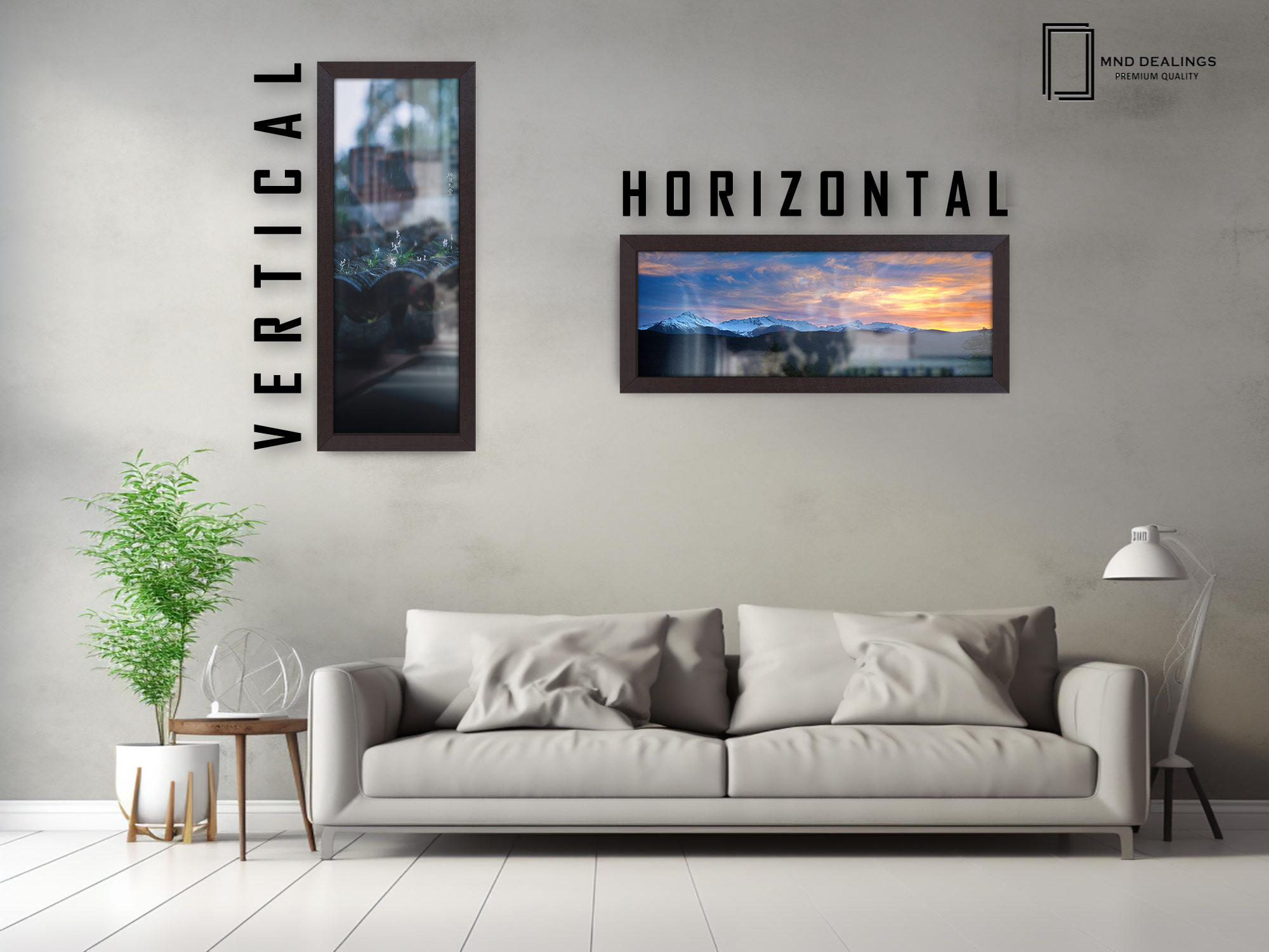 ( 80 x 40 CM ) / 32 x 16 Inch Poster Frames - MDF