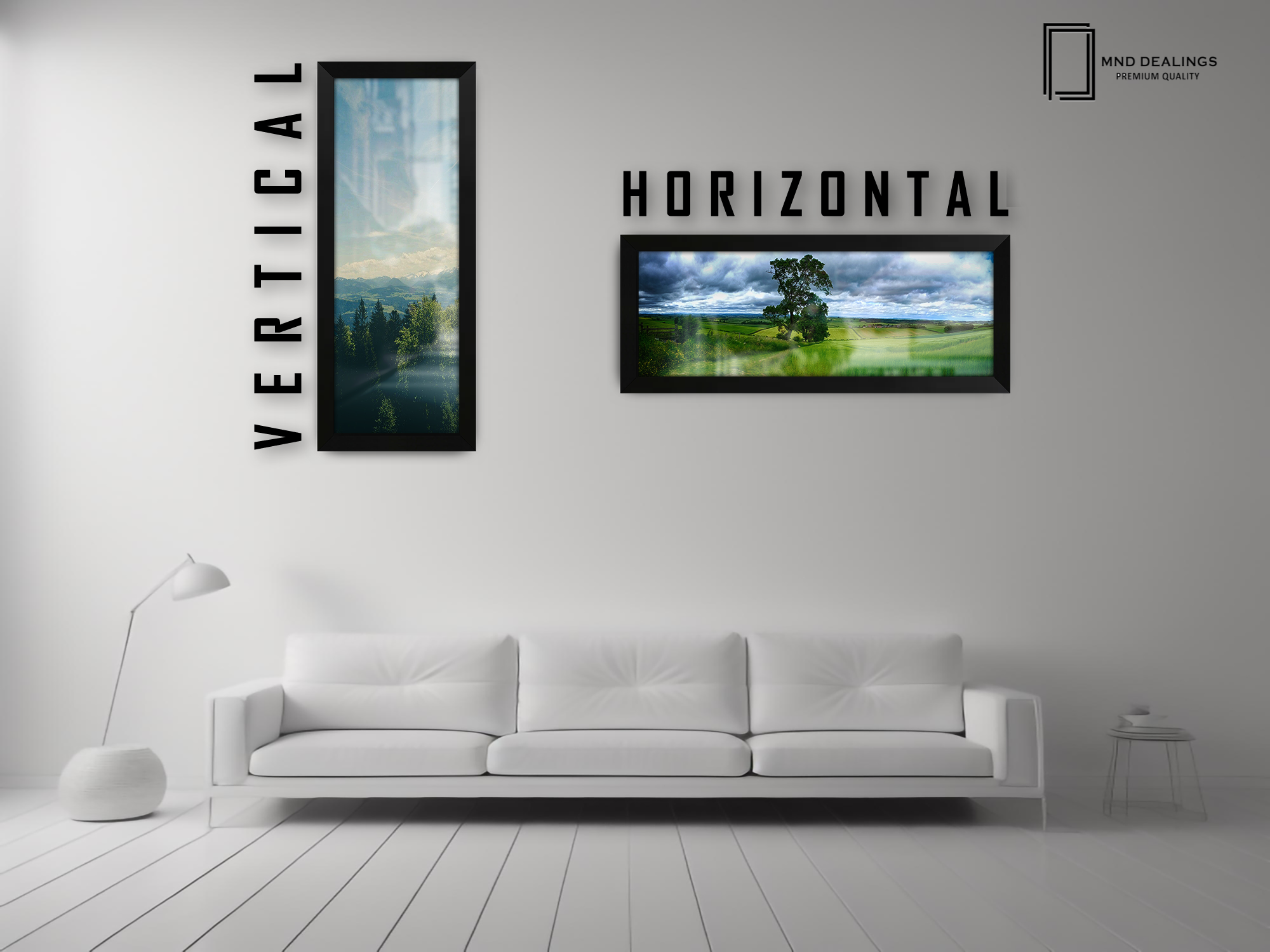 ( 80 x 40 CM ) / 32 x 16 Inch Poster Frames - MDF