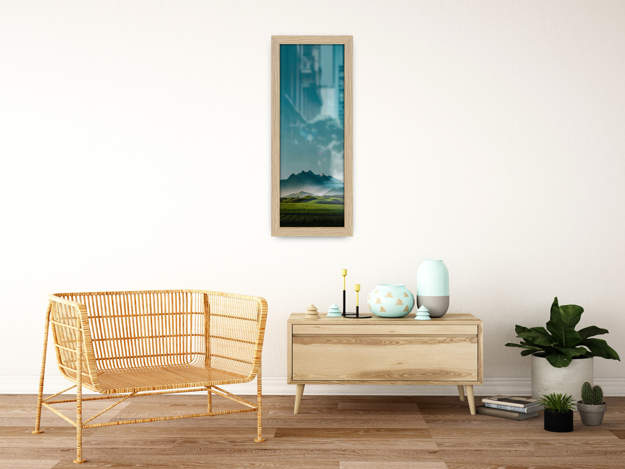 ( 80 x 40 CM ) / 32 x 16 Inch Poster Frames - MDF