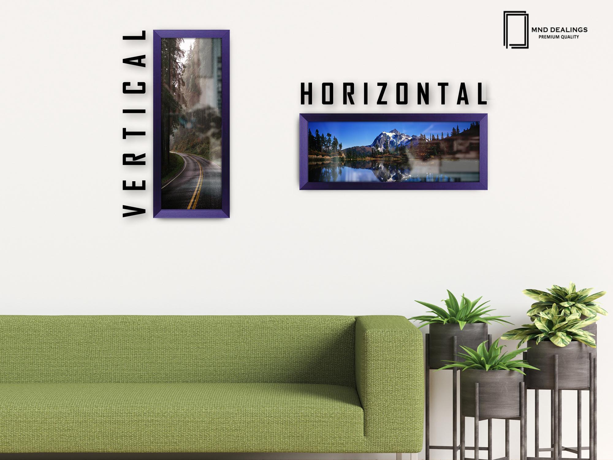 ( 80 x 40 CM ) / 32 x 16 Inch Poster Frames - MDF