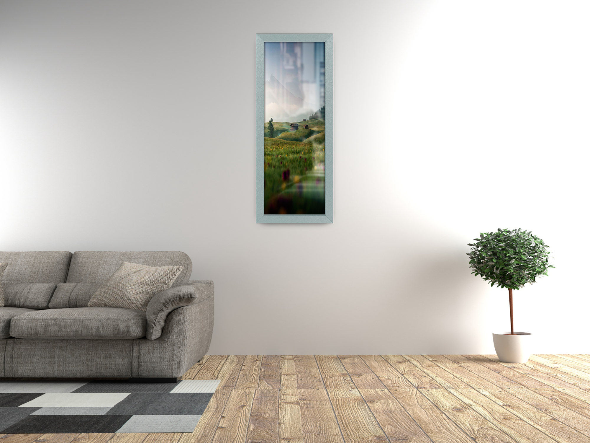 ( 80 x 40 CM ) / 32 x 16 Inch Poster Frames - MDF