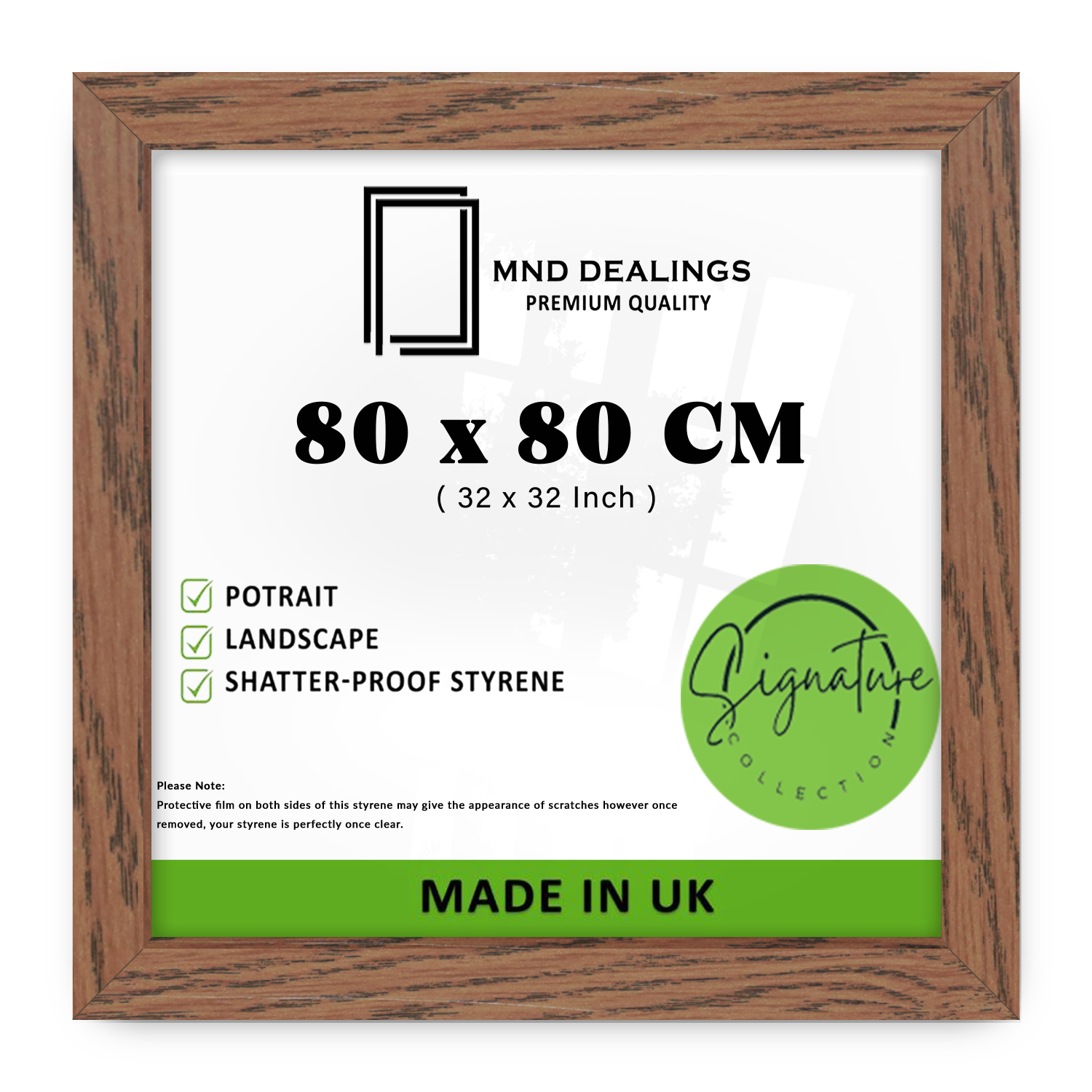 ( 80 x 80 CM ) / 32 x 32 Inch Poster Frames - MDF