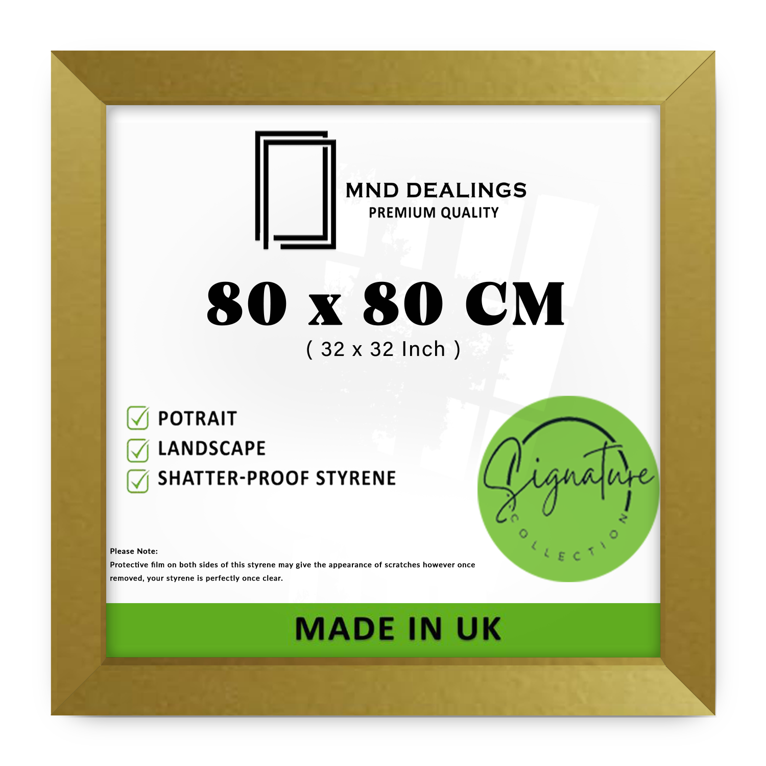 ( 80 x 80 CM ) / 32 x 32 Inch Poster Frames - MDF