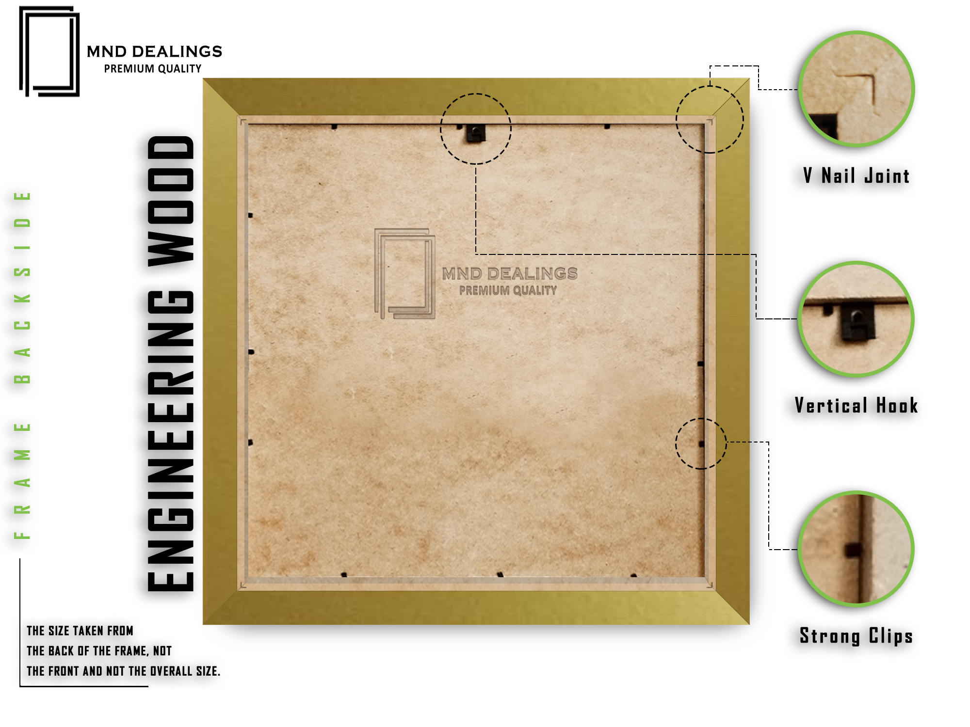 ( 80 x 80 CM ) / 32 x 32 Inch Poster Frames - MDF