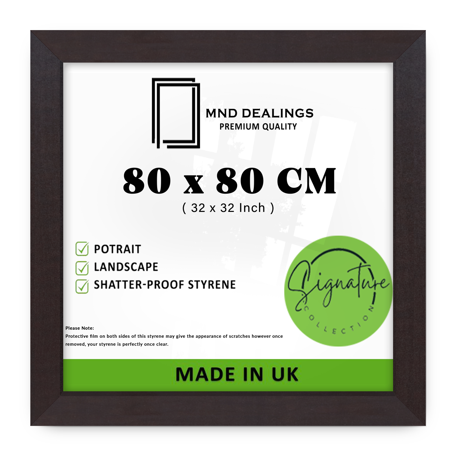 ( 80 x 80 CM ) / 32 x 32 Inch Poster Frames - MDF