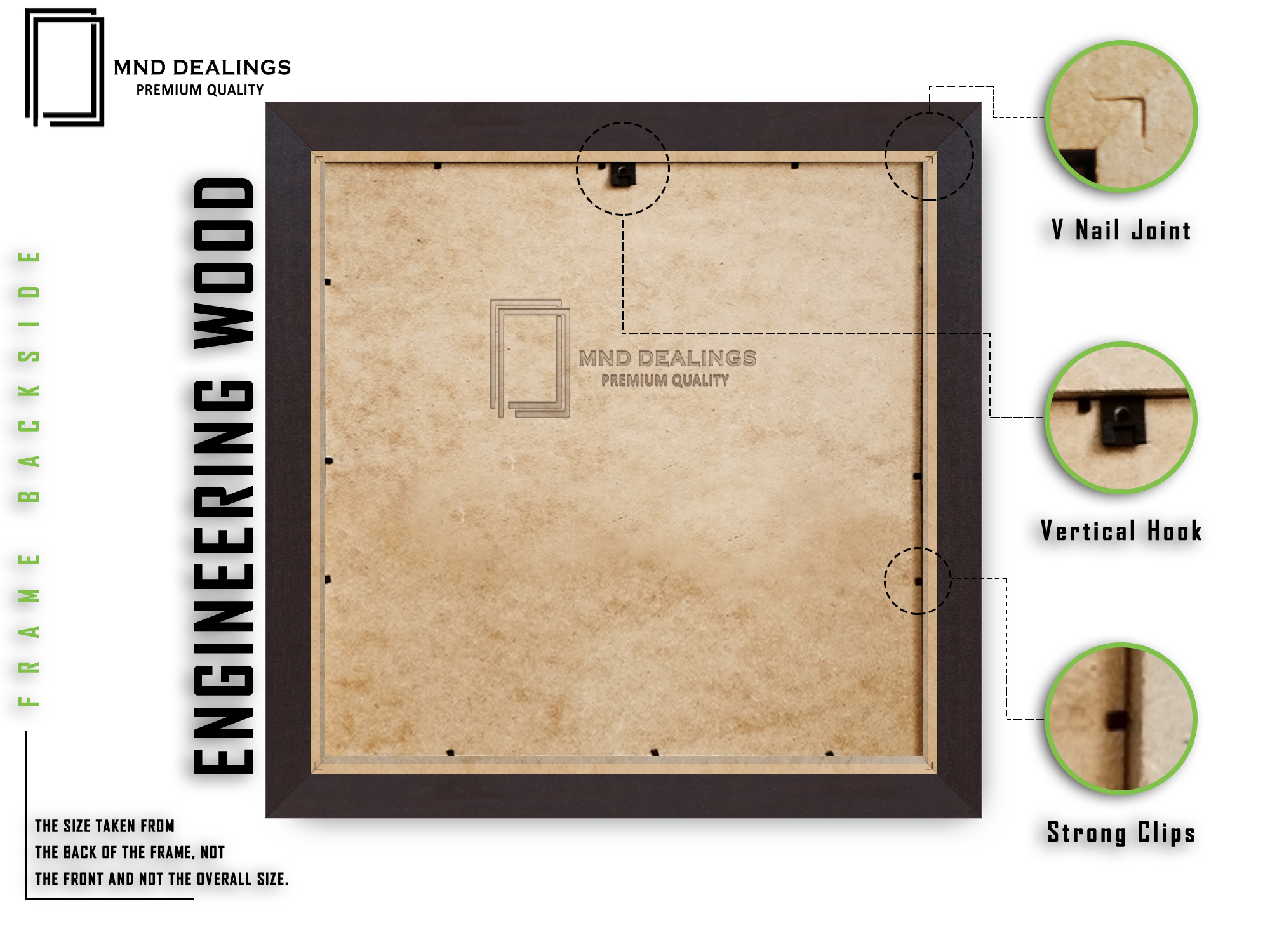 ( 80 x 80 CM ) / 32 x 32 Inch Poster Frames - MDF