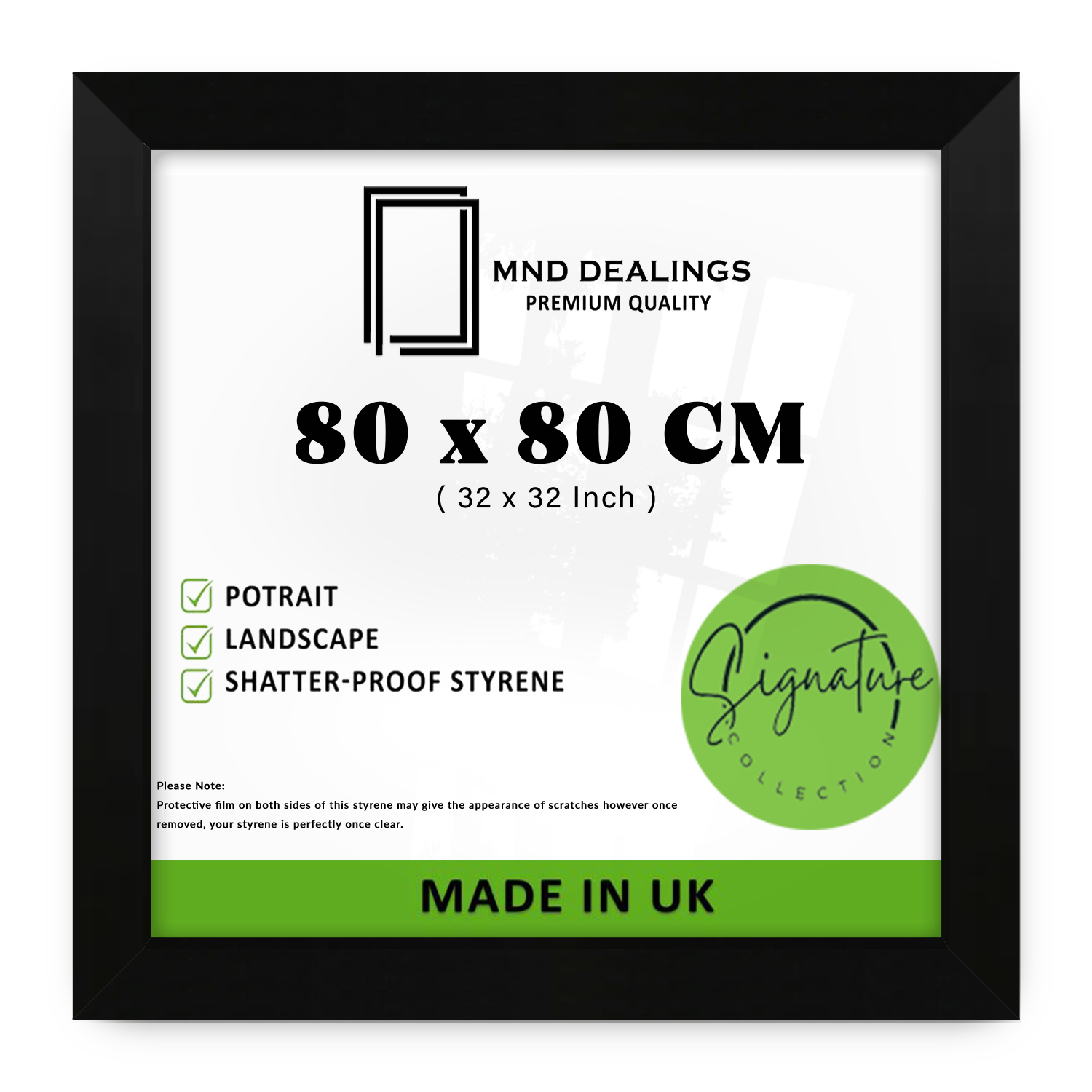 ( 80 x 80 CM ) / 32 x 32 Inch Poster Frames - MDF