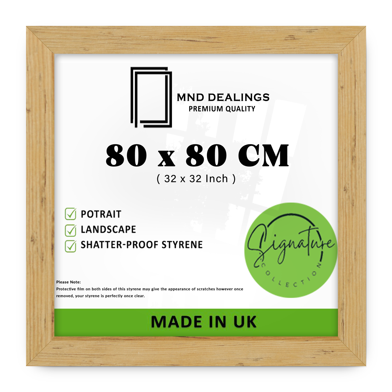 ( 80 x 80 CM ) / 32 x 32 Inch Poster Frames - MDF