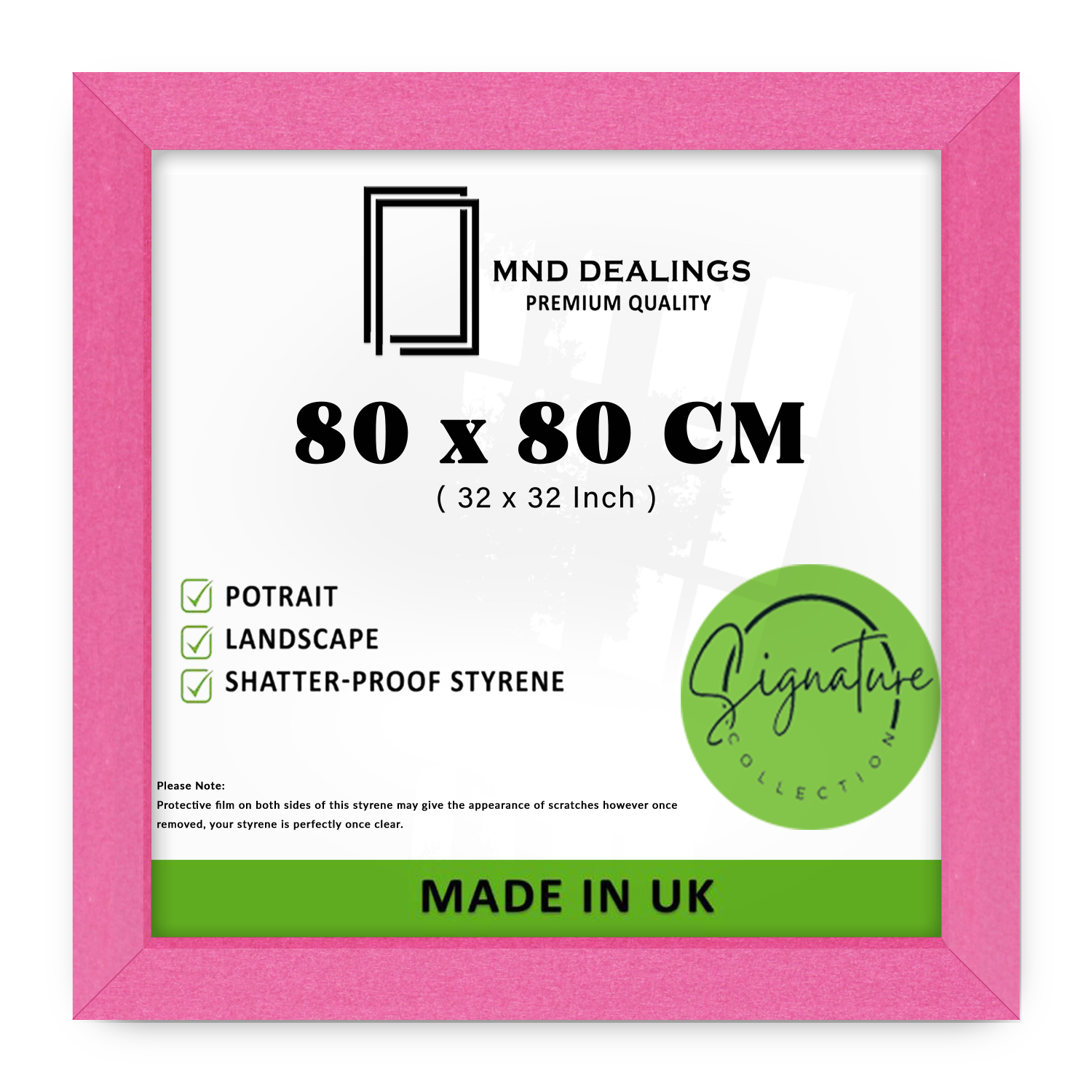 ( 80 x 80 CM ) / 32 x 32 Inch Poster Frames - MDF