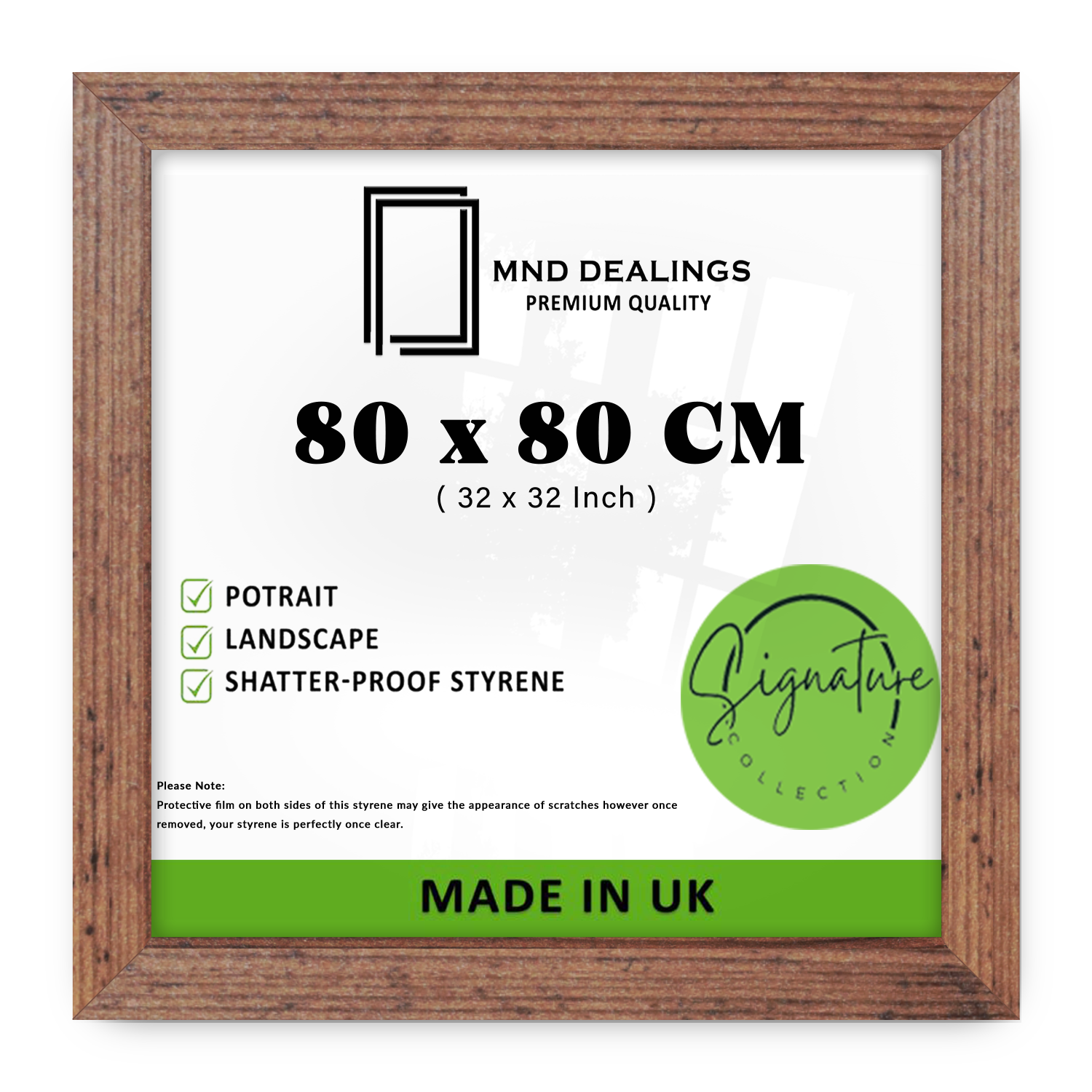 ( 80 x 80 CM ) / 32 x 32 Inch Poster Frames - MDF