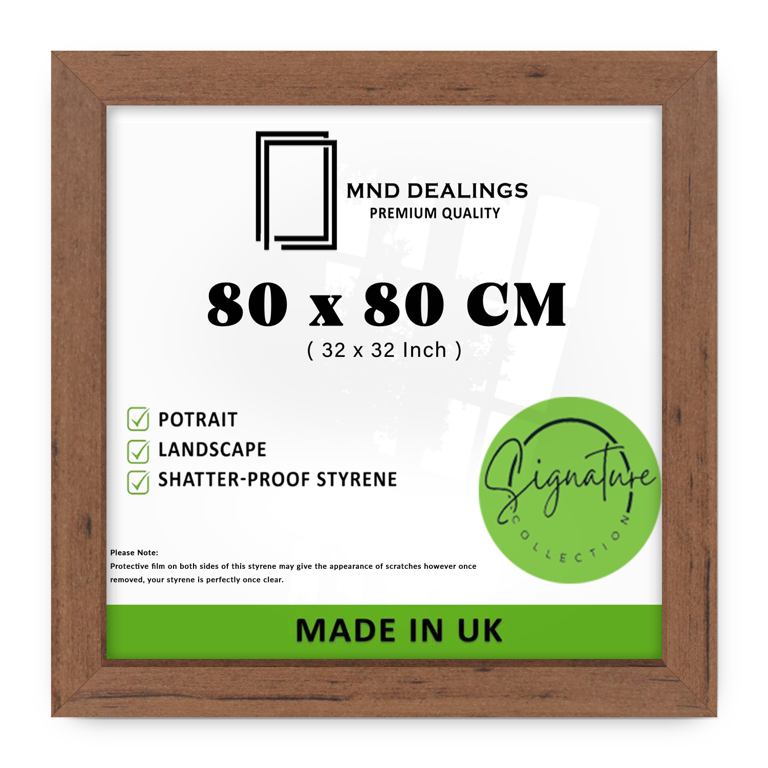 ( 80 x 80 CM ) / 32 x 32 Inch Poster Frames - MDF