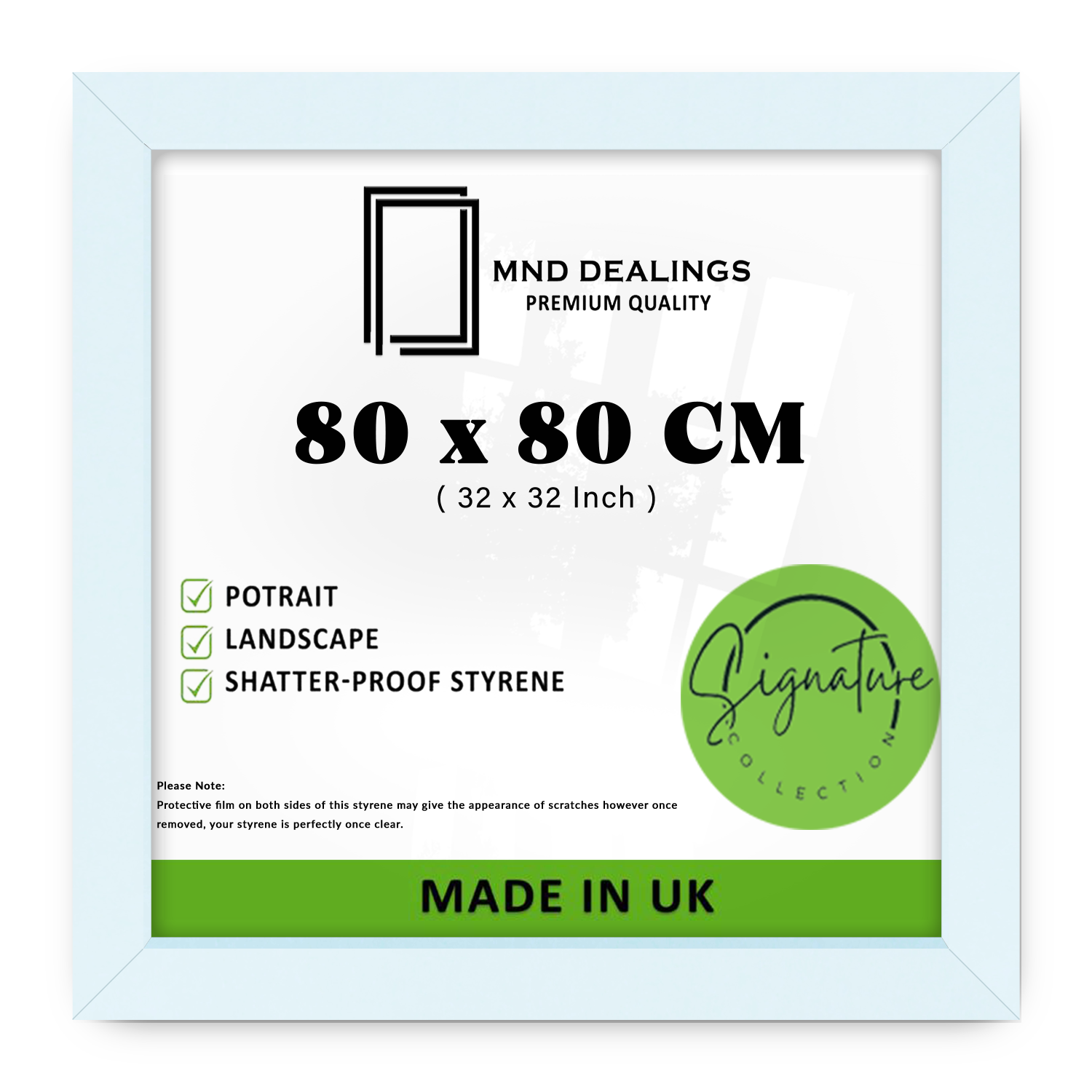 ( 80 x 80 CM ) / 32 x 32 Inch Poster Frames - MDF