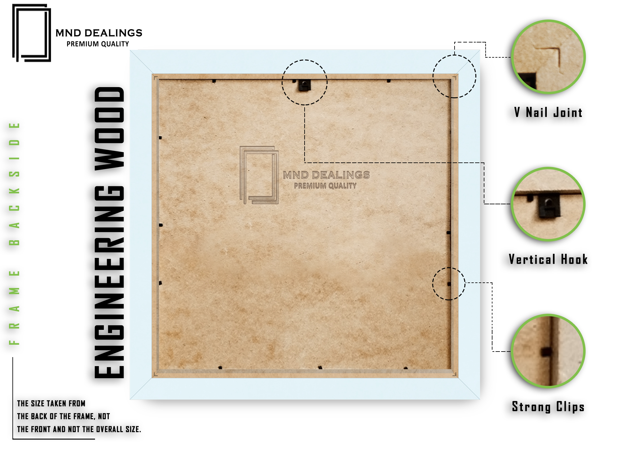 ( 80 x 80 CM ) / 32 x 32 Inch Poster Frames - MDF