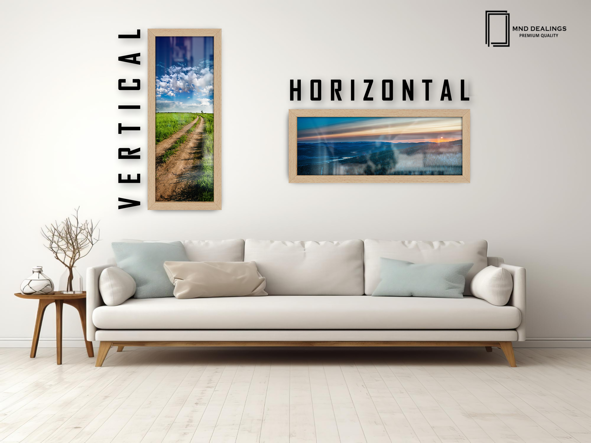 ( 90 x 30 CM ) / 36 x 12 Inch Display Frame - MDF