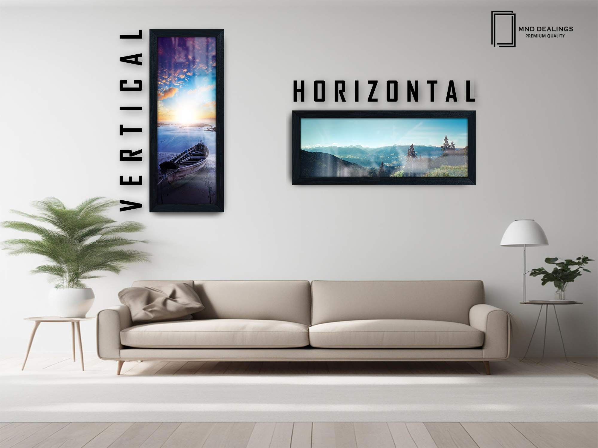 ( 90 x 30 CM ) / 36 x 12 Inch Display Frame - MDF