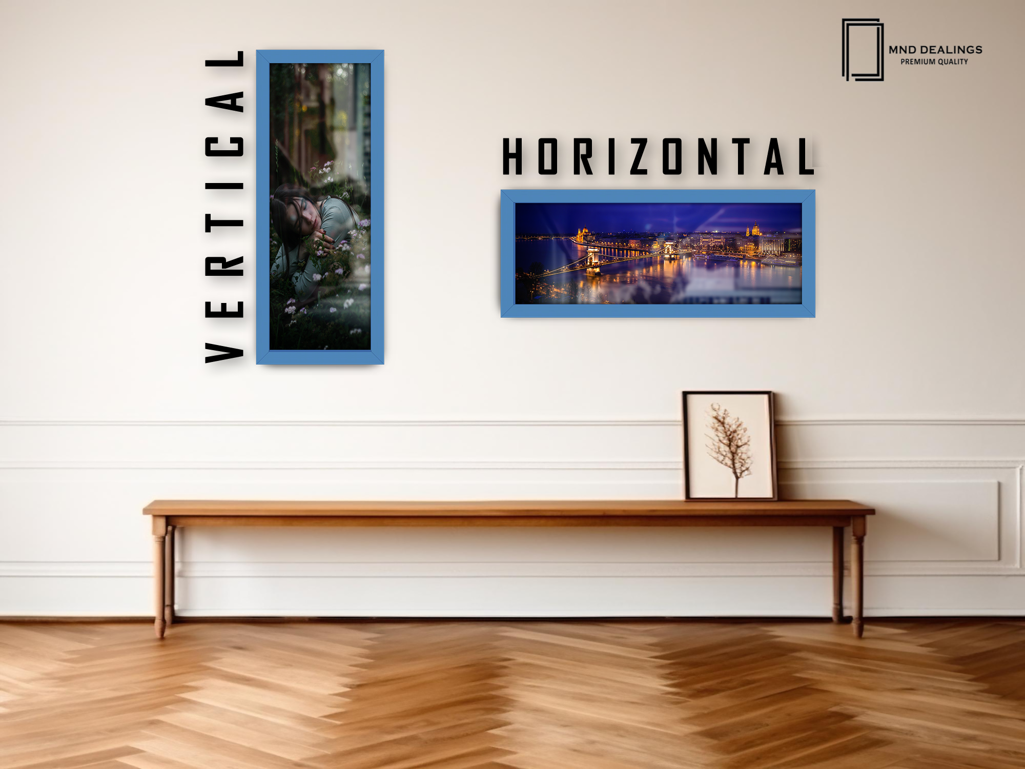 ( 90 x 30 CM ) / 36 x 12 Inch Display Frame - MDF