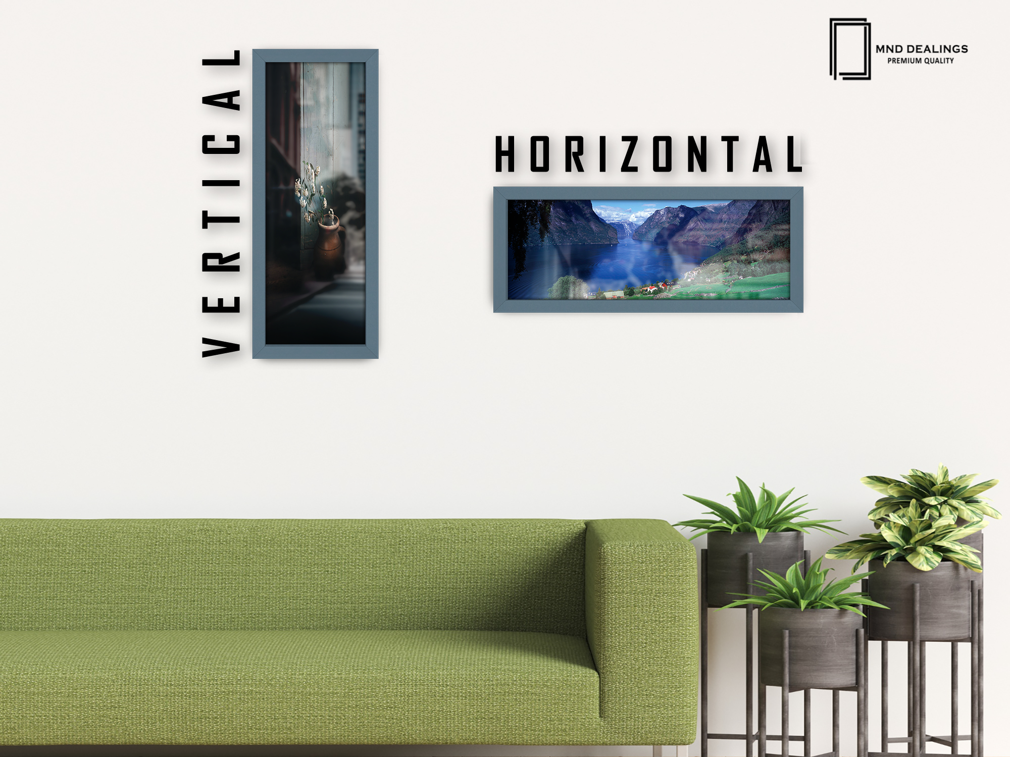 ( 90 x 30 CM ) / 36 x 12 Inch Display Frame - MDF