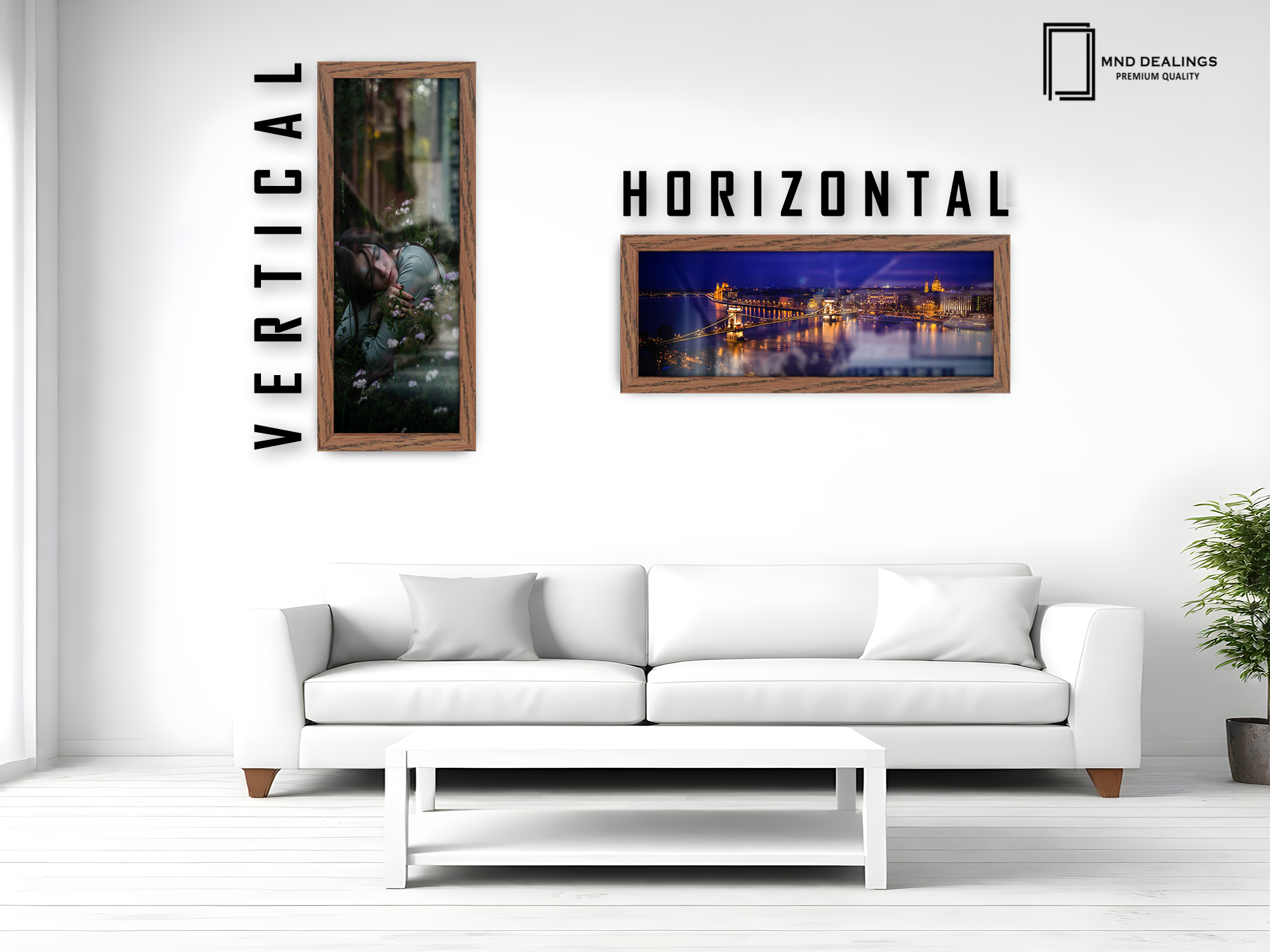 ( 90 x 30 CM ) / 36 x 12 Inch Display Frame - MDF