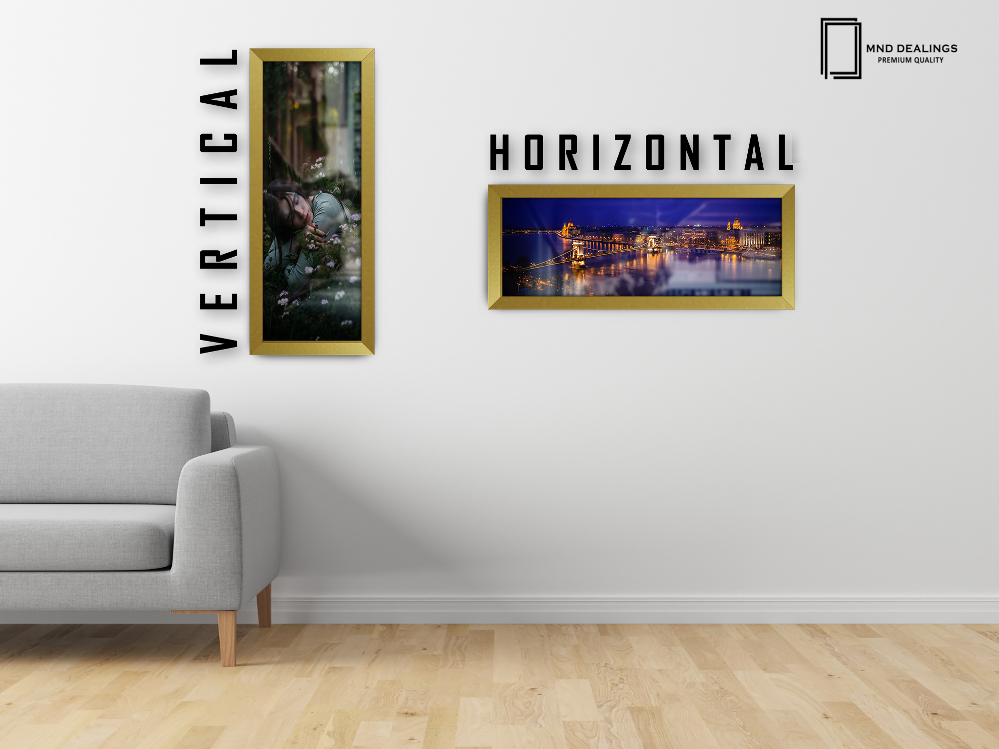 ( 90 x 30 CM ) / 36 x 12 Inch Display Frame - MDF