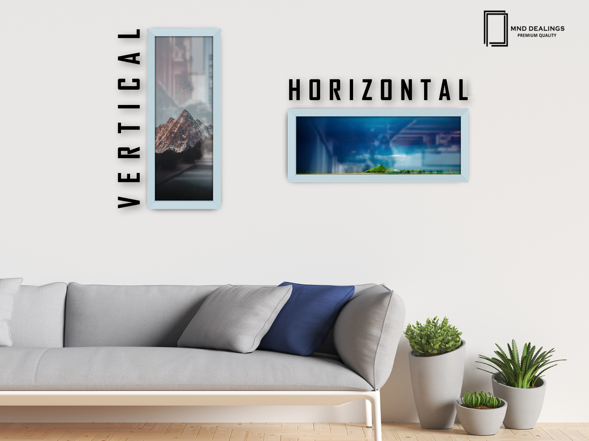 ( 90 x 30 CM ) / 36 x 12 Inch Display Frame - MDF