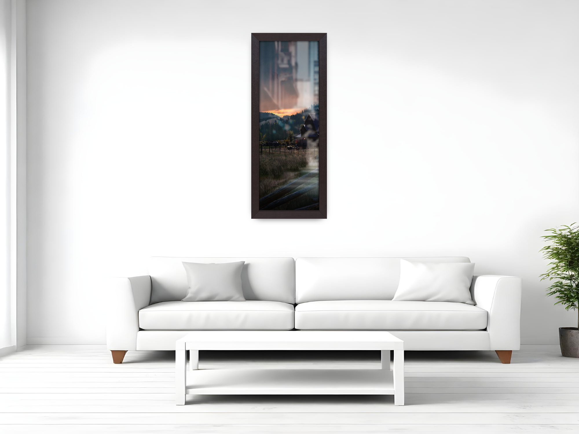 ( 90 x 30 CM ) / 36 x 12 Inch Display Frame - MDF