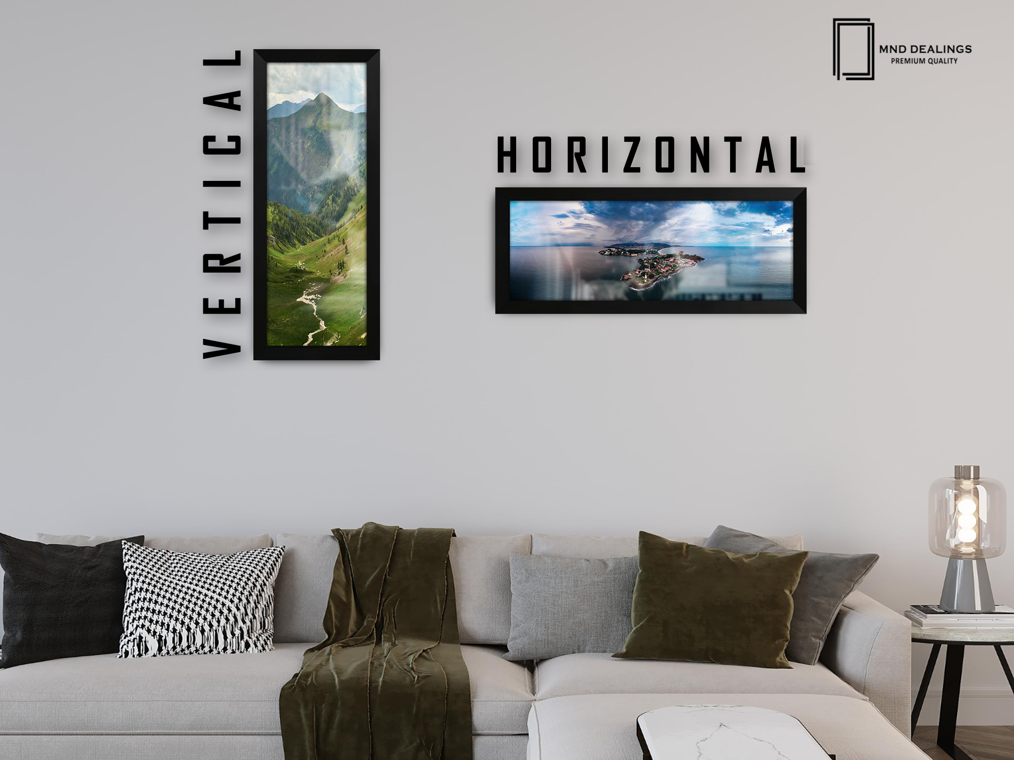 ( 90 x 30 CM ) / 36 x 12 Inch Display Frame - MDF