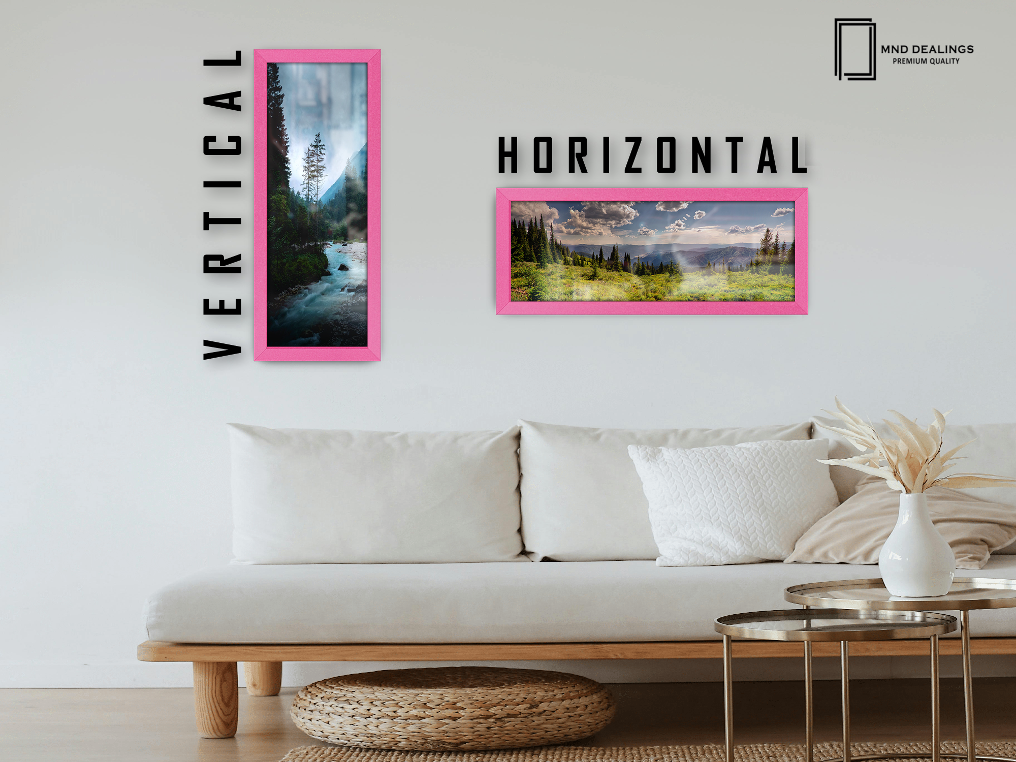 ( 90 x 30 CM ) / 36 x 12 Inch Display Frame - MDF