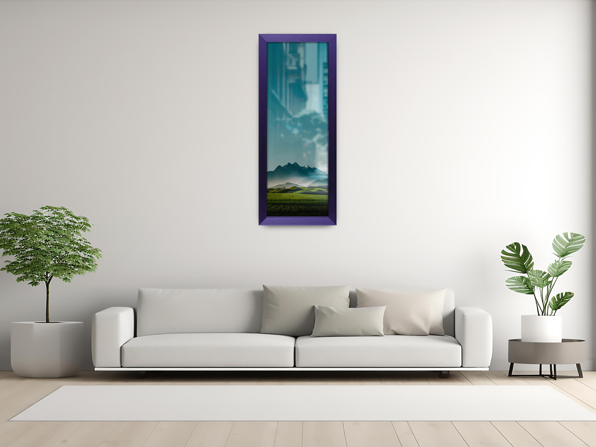 ( 90 x 30 CM ) / 36 x 12 Inch Display Frame - MDF