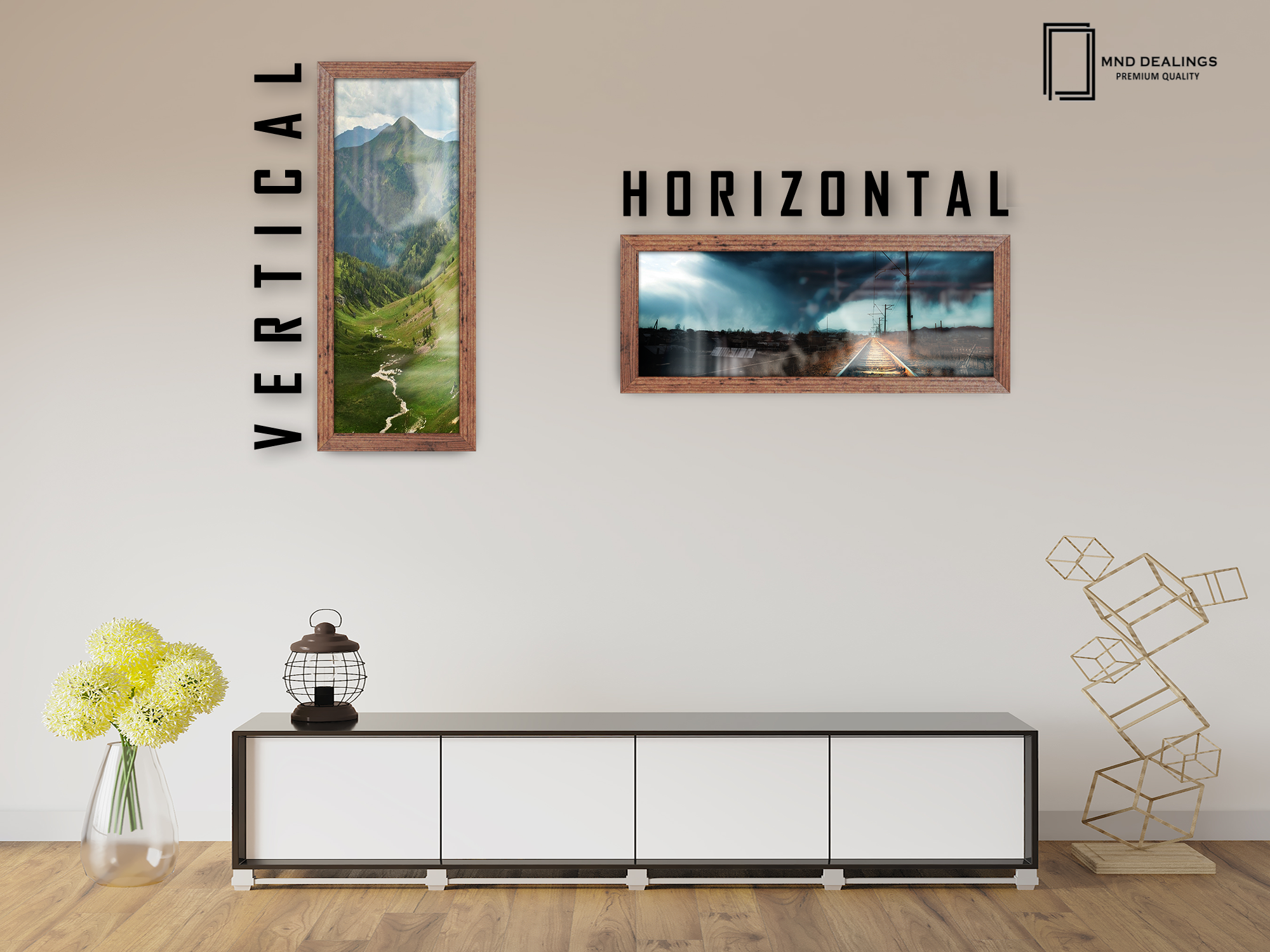 ( 90 x 30 CM ) / 36 x 12 Inch Display Frame - MDF