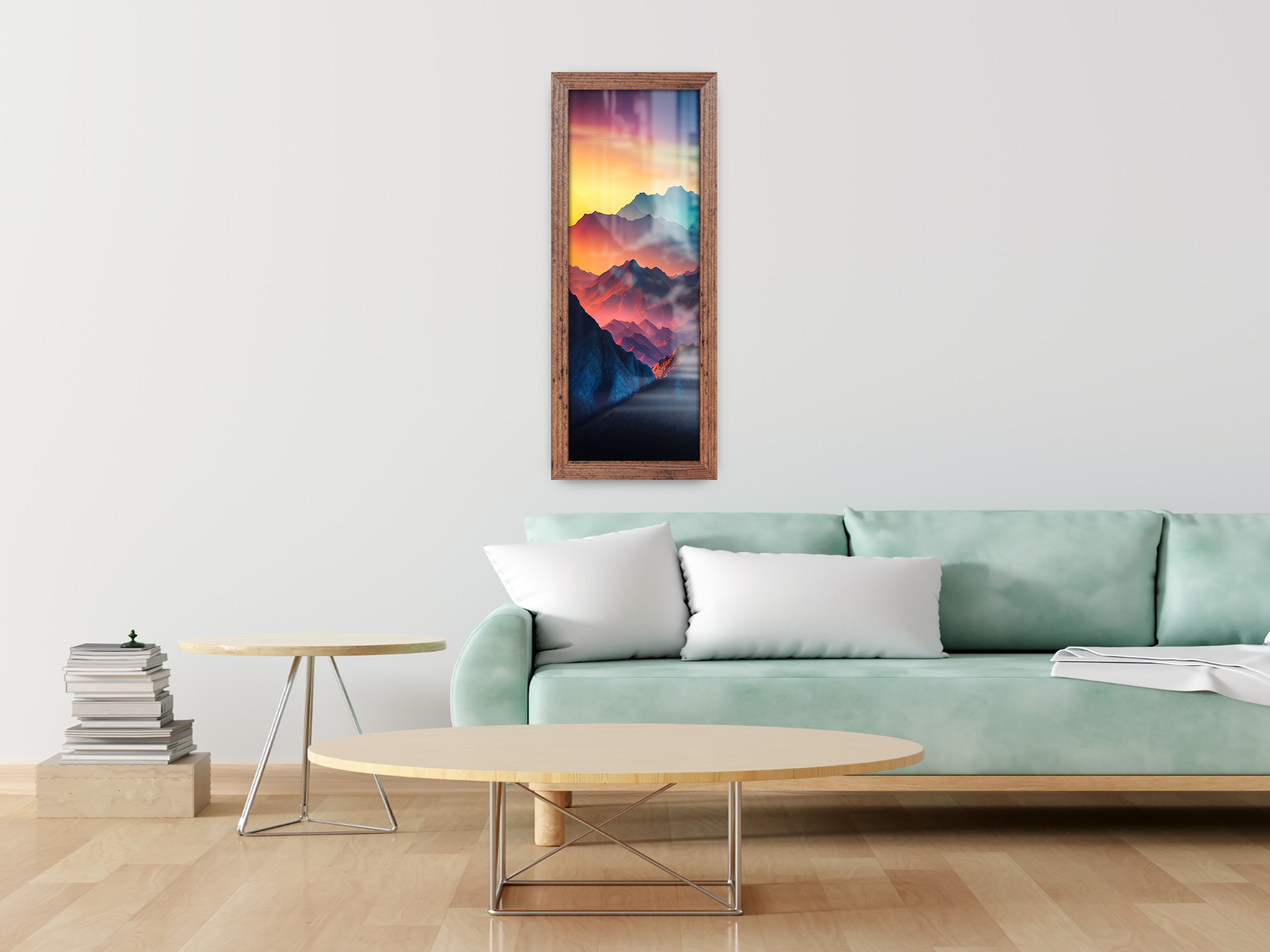 ( 90 x 30 CM ) / 36 x 12 Inch Display Frame - MDF