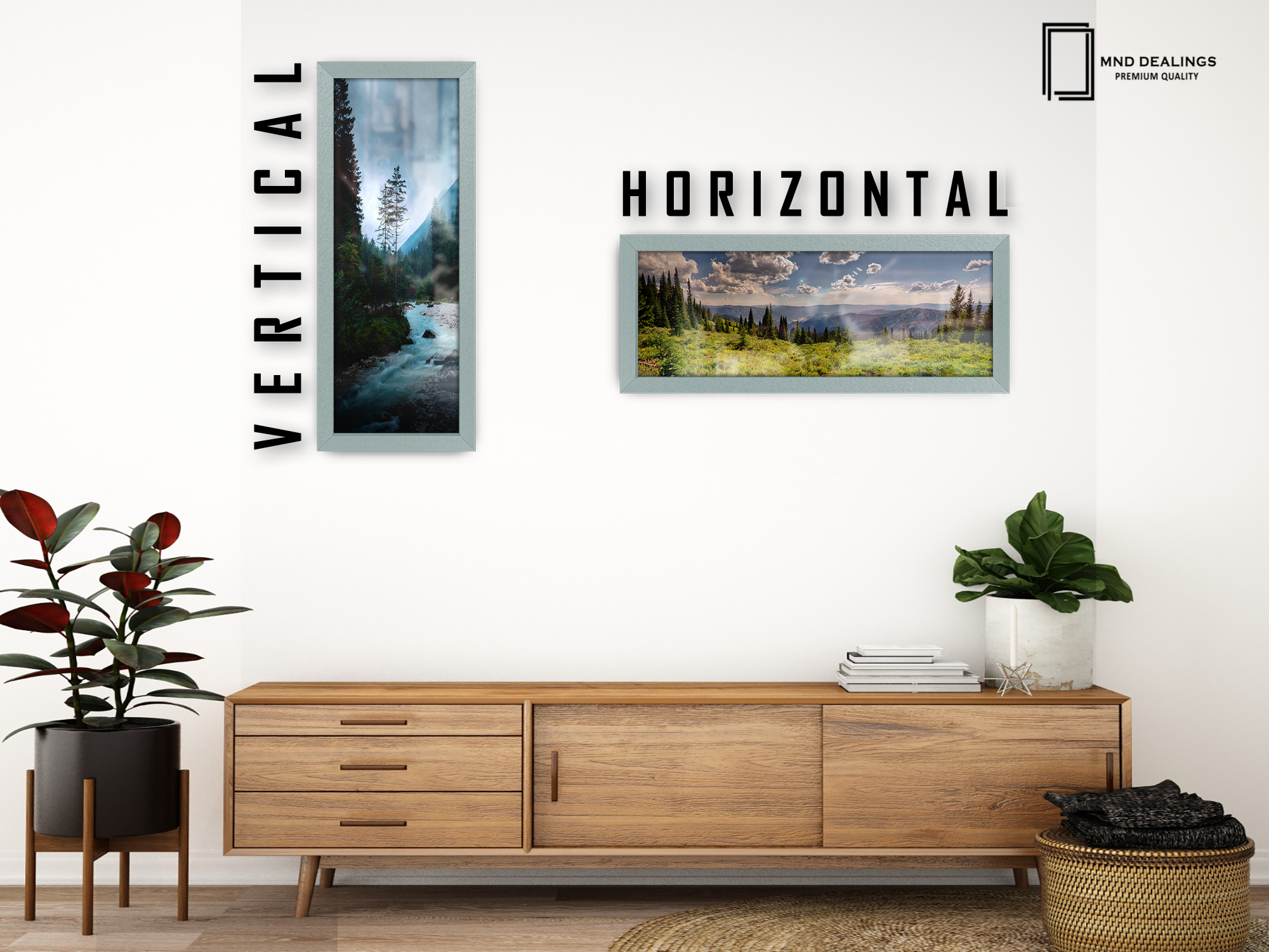 ( 90 x 30 CM ) / 36 x 12 Inch Display Frame - MDF
