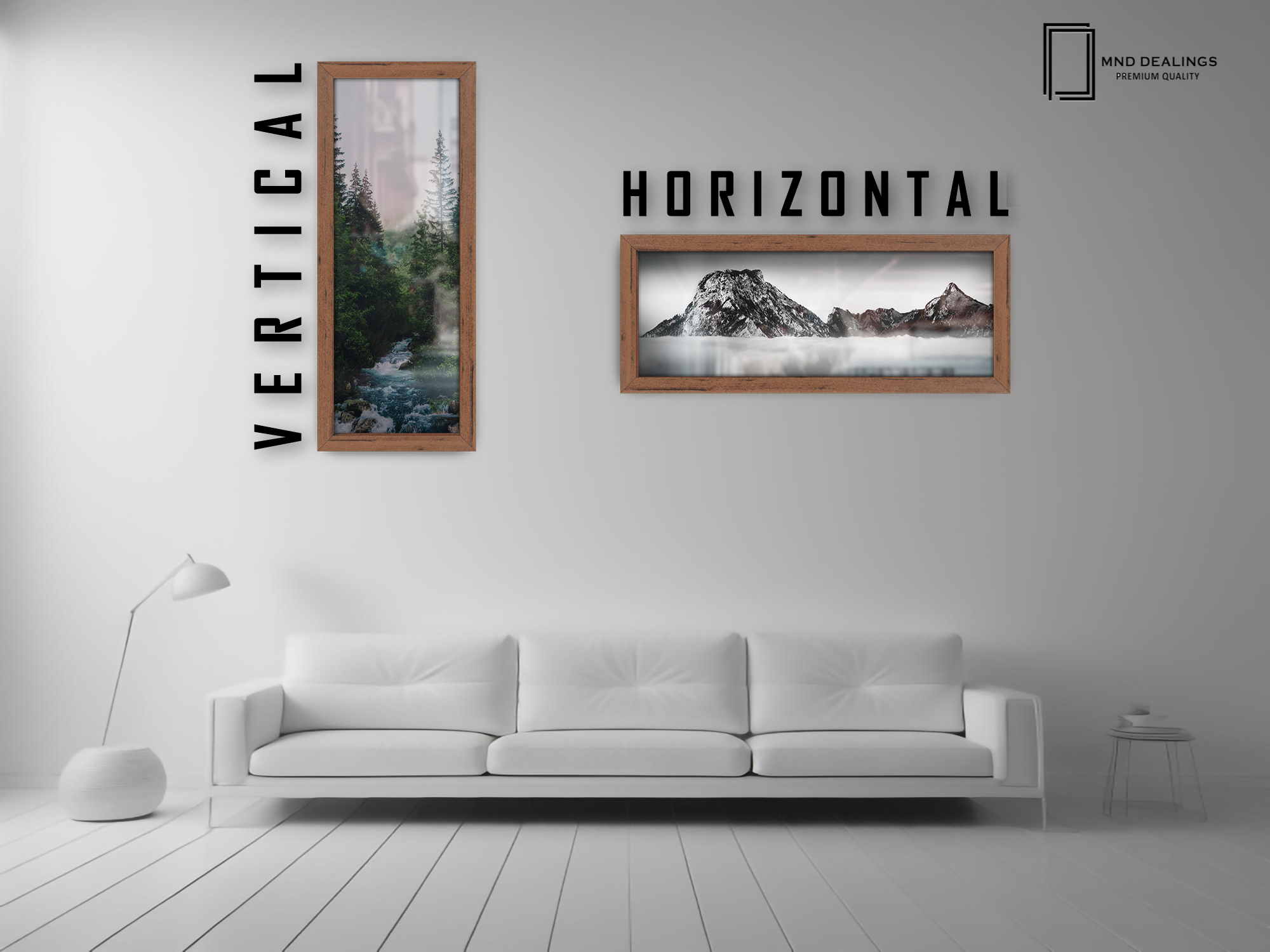 ( 90 x 30 CM ) / 36 x 12 Inch Display Frame - MDF