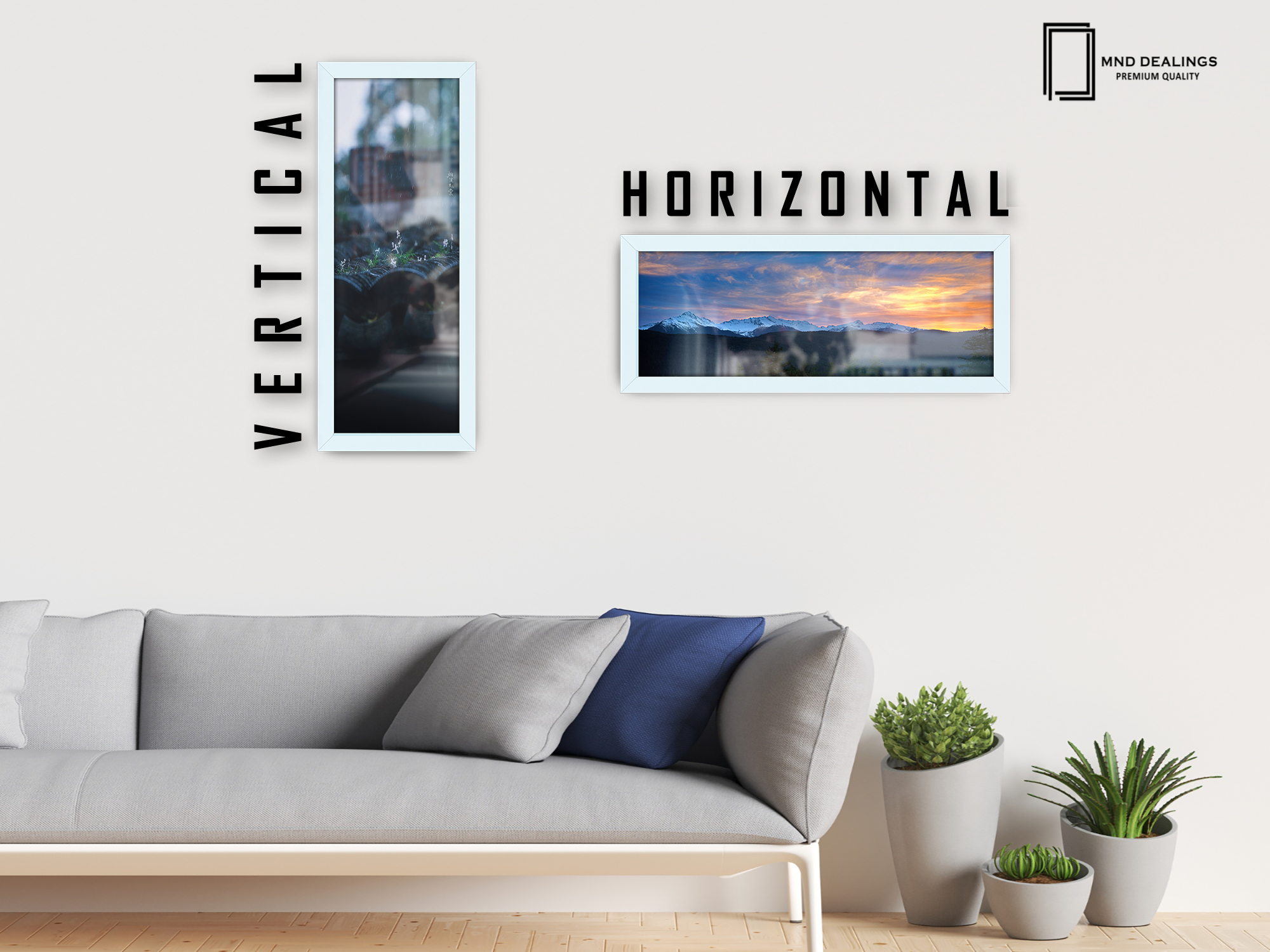 ( 90 x 30 CM ) / 36 x 12 Inch Display Frame - MDF