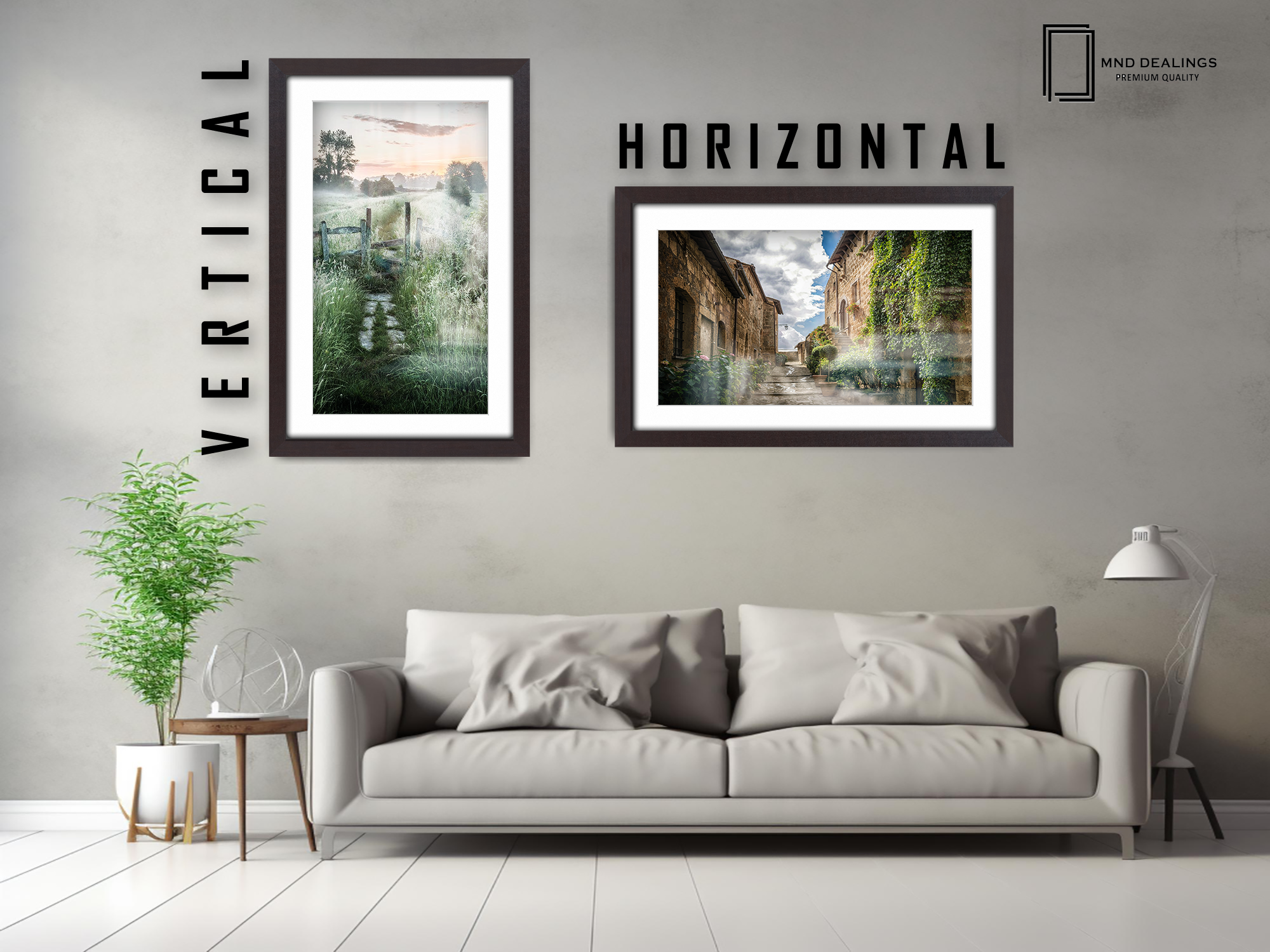 ( 90 x 70 cm ) / 36 x 28 Inch with A1-(59.40 x 84.10 cm) White Mount Photo Frames - MDF