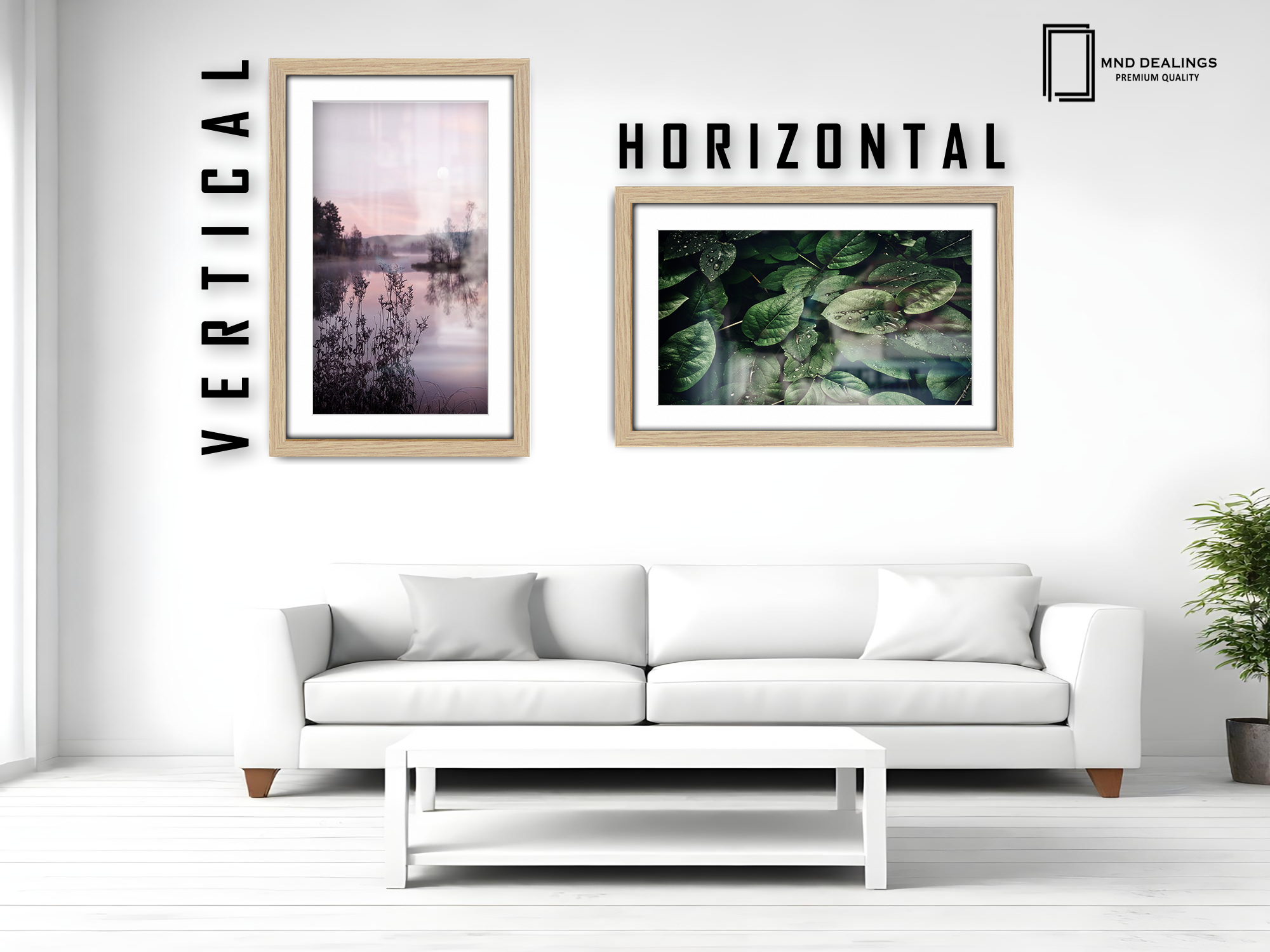 ( 90 x 70 cm ) / 36 x 28 Inch with A1-(59.40 x 84.10 cm) White Mount Photo Frames - MDF