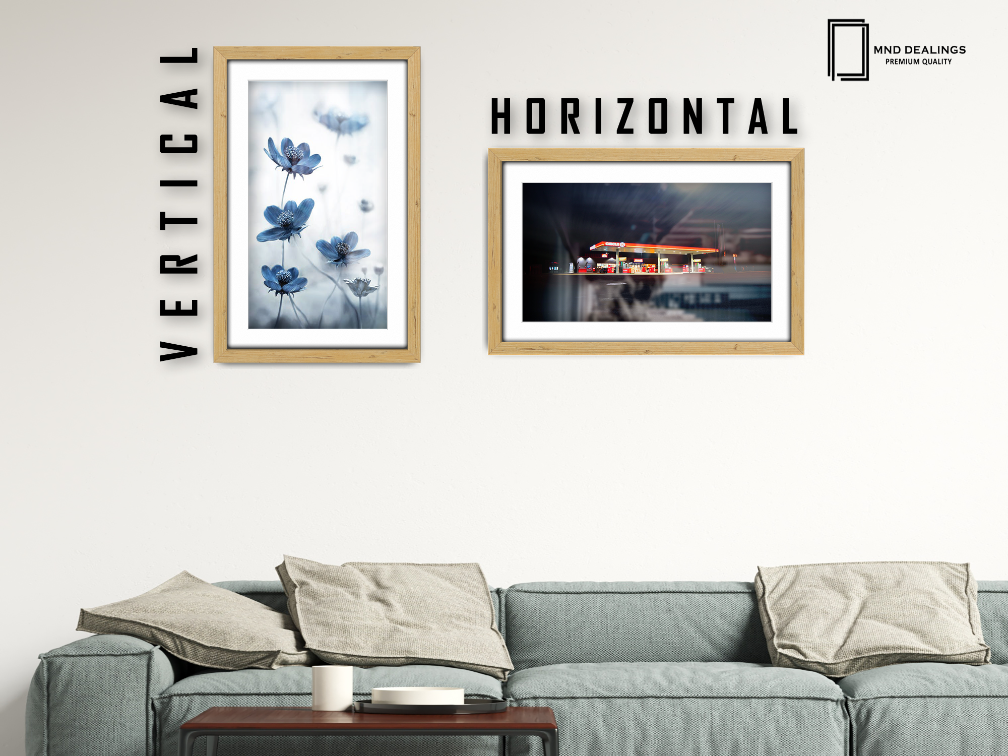 ( 90 x 70 cm ) / 36 x 28 Inch with A1-(59.40 x 84.10 cm) White Mount Photo Frames - MDF