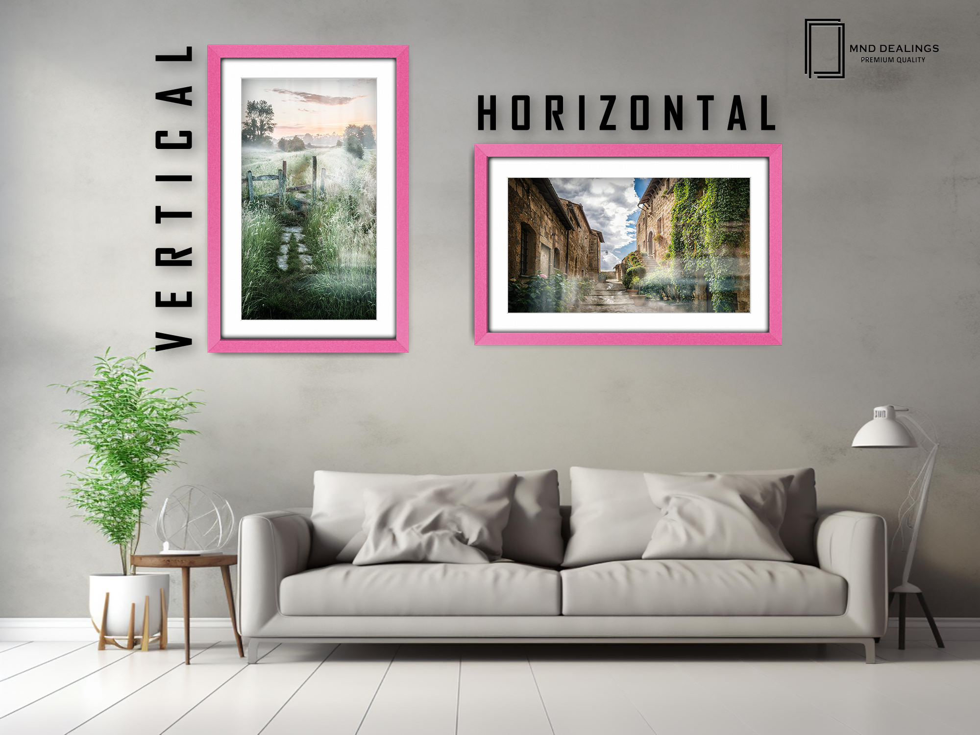 ( 90 x 70 cm ) / 36 x 28 Inch with A1-(59.40 x 84.10 cm) White Mount Photo Frames - MDF