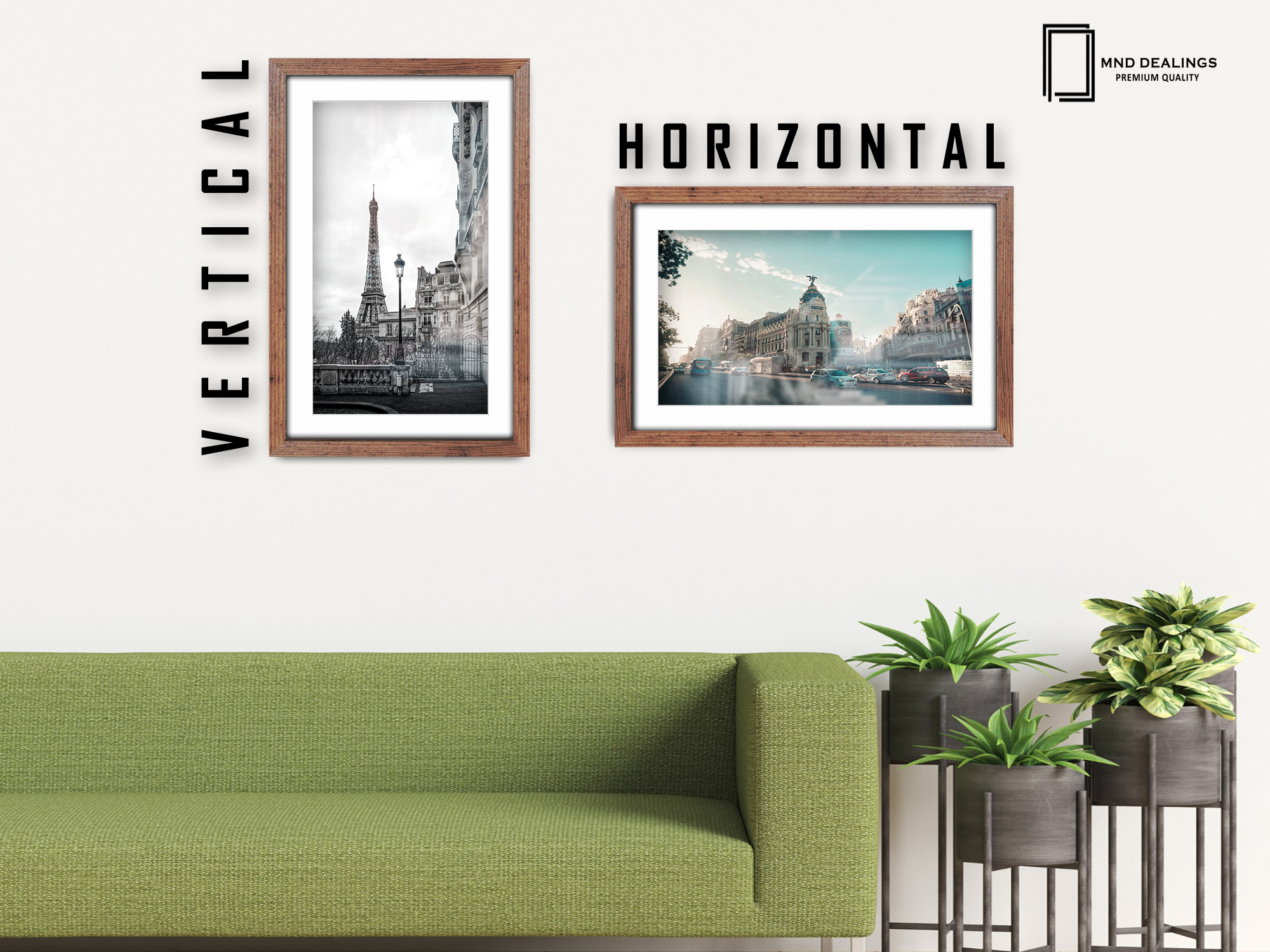 ( 90 x 70 cm ) / 36 x 28 Inch with A1-(59.40 x 84.10 cm) White Mount Photo Frames - MDF