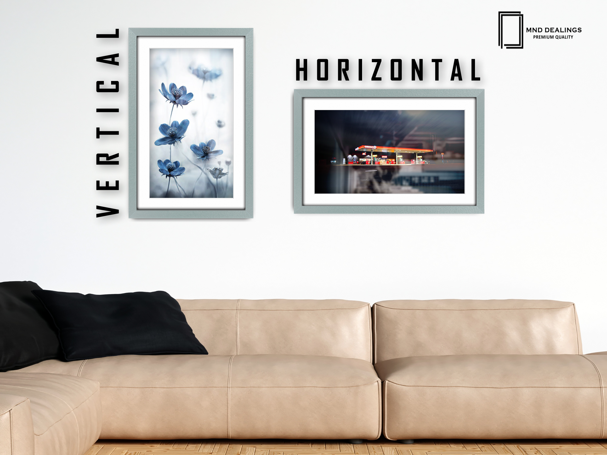 ( 90 x 70 cm ) / 36 x 28 Inch with A1-(59.40 x 84.10 cm) White Mount Photo Frames - MDF