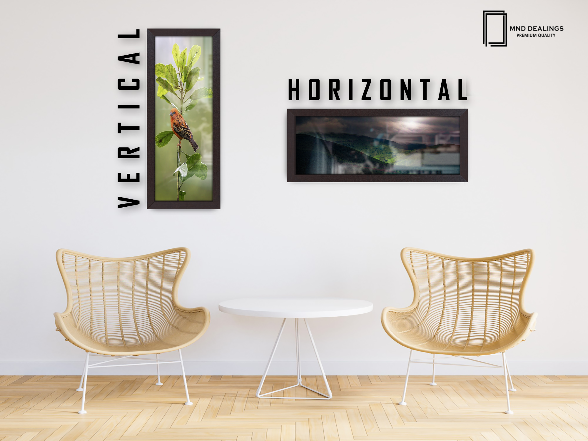 ( 95 x 33 CM ) / 38 x 13 Inch Art Frames - MDF