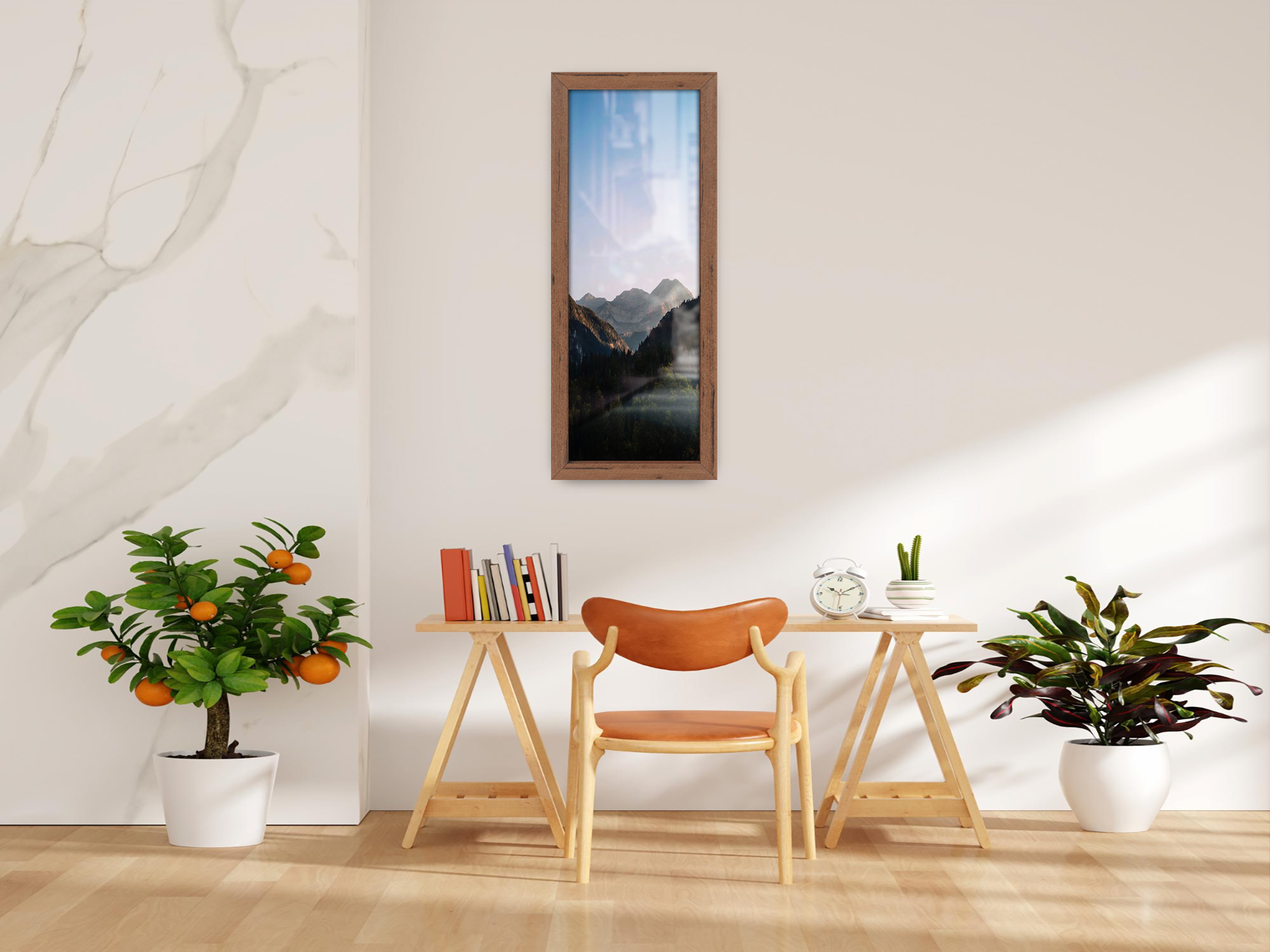 ( 95 x 33 CM ) / 38 x 13 Inch Art Frames - MDF