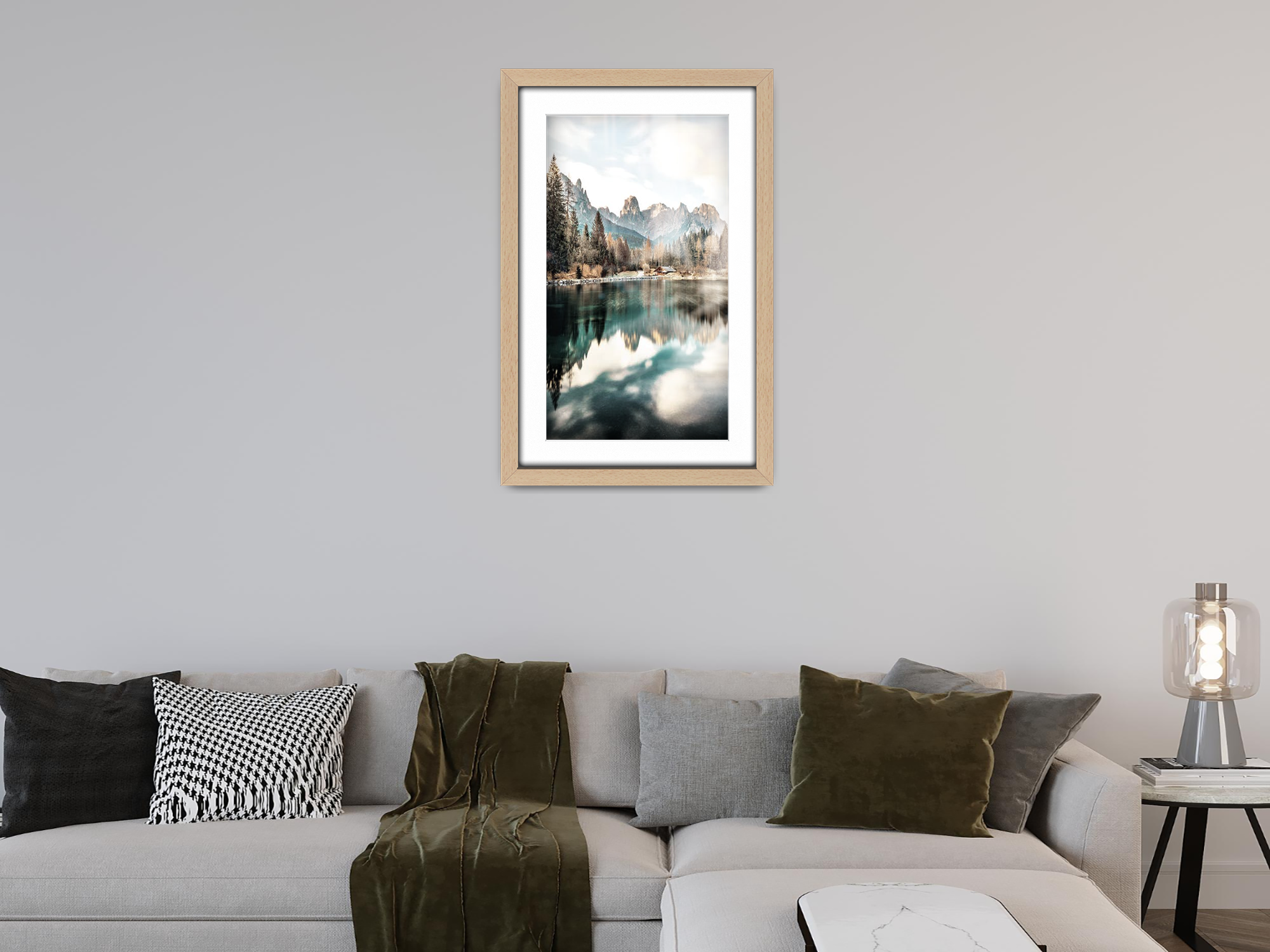 A2 ( 41.90 x 59.40 cm ) / 23 x 16 Inch with A3-(29.70 x 41.90 cm) White Mount Art Frames - MDF