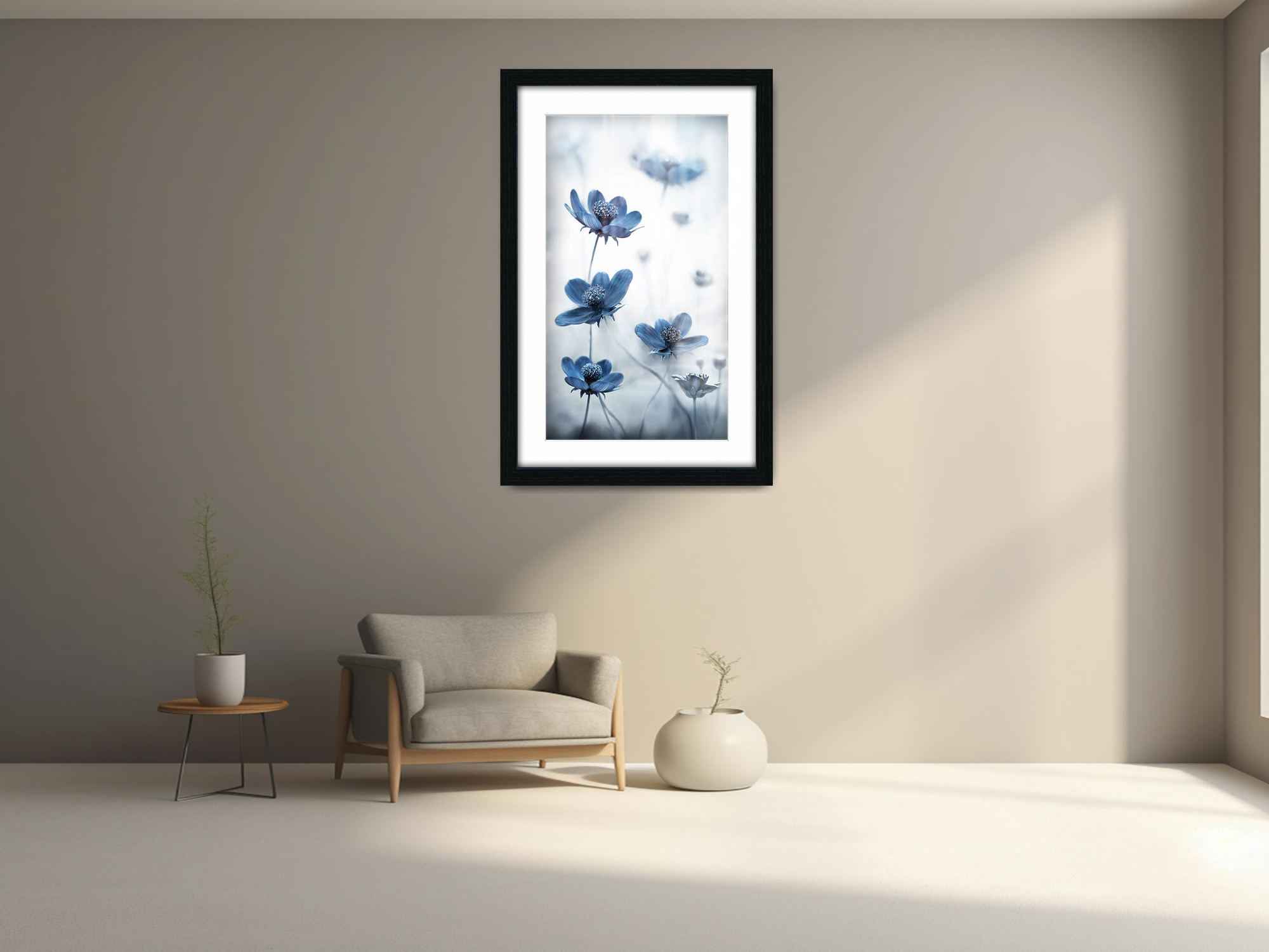 A2 ( 41.90 x 59.40 cm ) / 23 x 16 Inch with A3-(29.70 x 41.90 cm) White Mount Art Frames - MDF