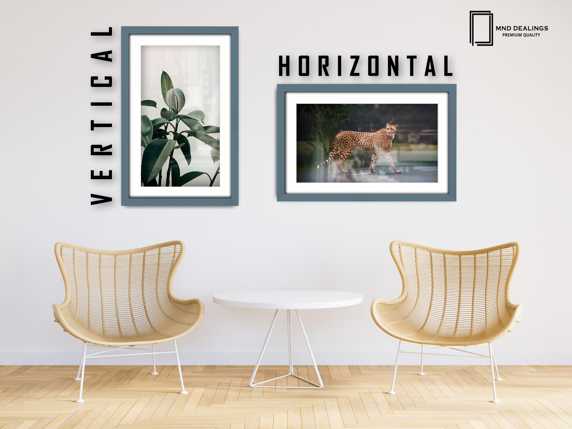 A2 ( 41.90 x 59.40 cm ) / 23 x 16 Inch with A3-(29.70 x 41.90 cm) White Mount Art Frames - MDF
