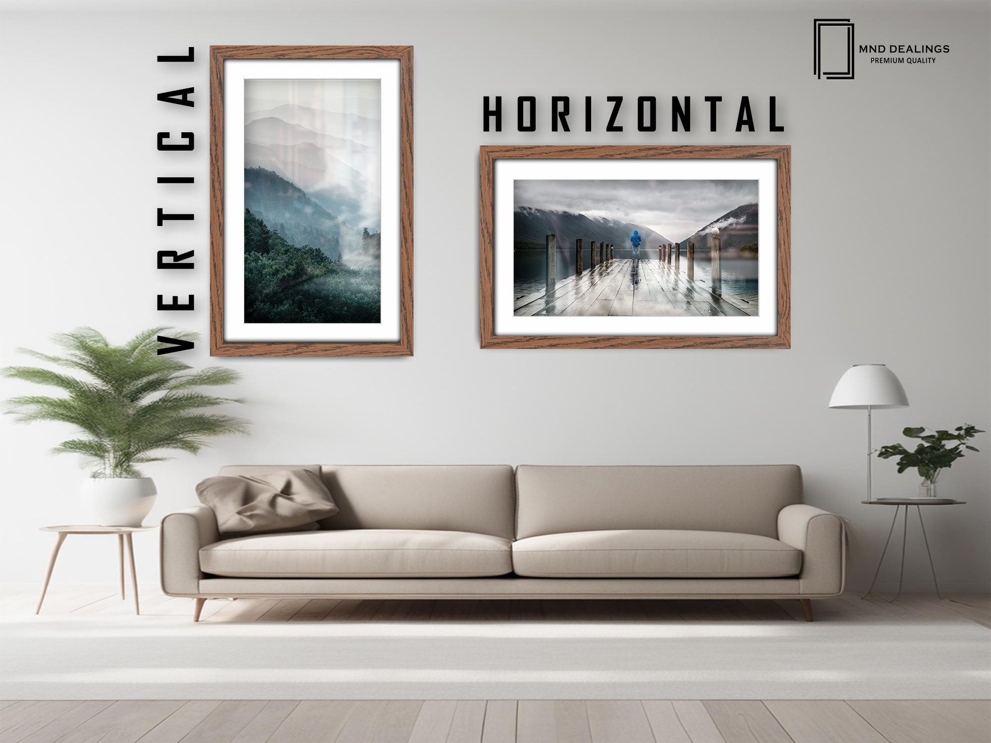 A2 ( 41.90 x 59.40 cm ) / 23 x 16 Inch with A3-(29.70 x 41.90 cm) White Mount Art Frames - MDF