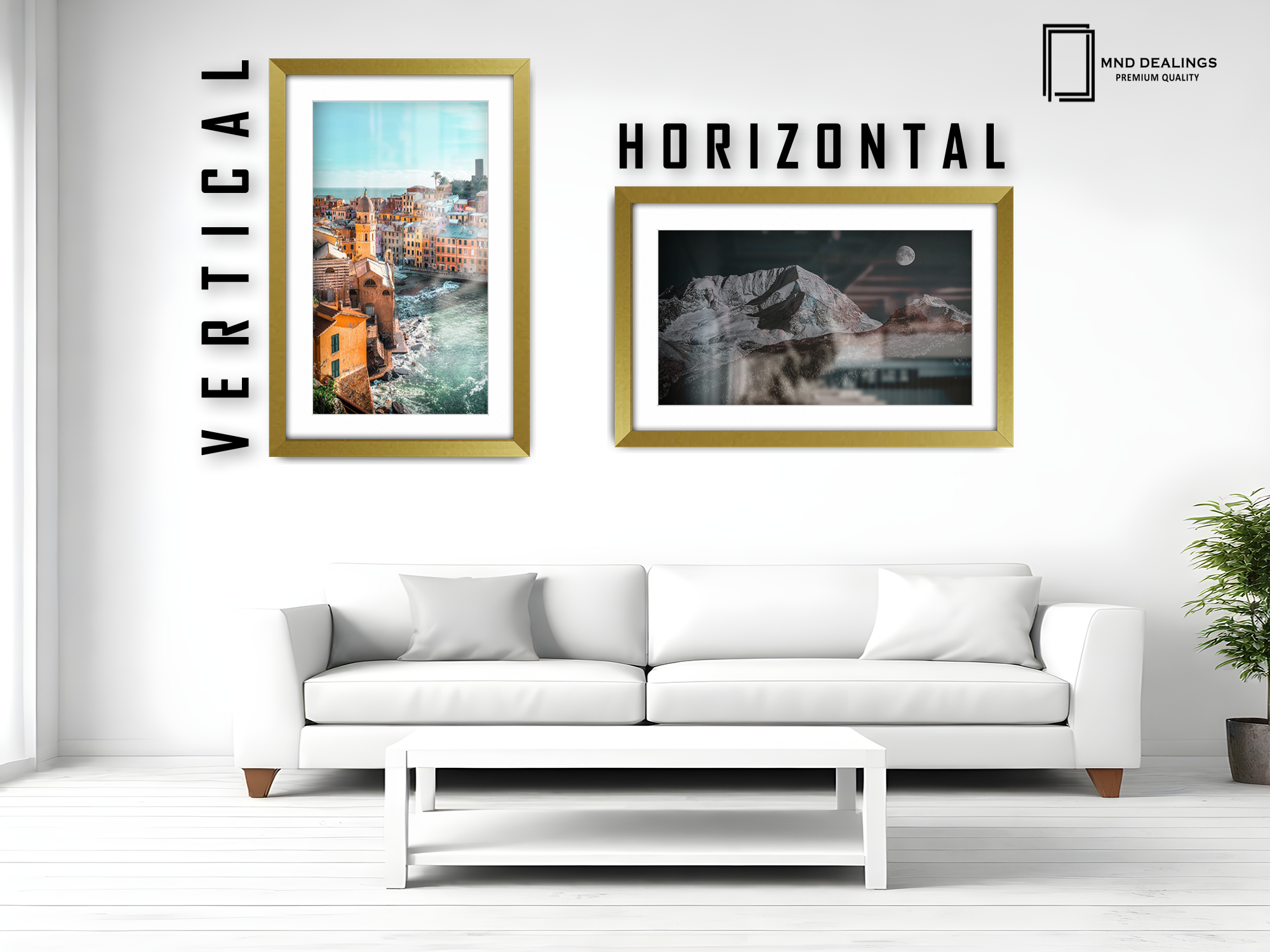 A2 ( 41.90 x 59.40 cm ) / 23 x 16 Inch with A3-(29.70 x 41.90 cm) White Mount Art Frames - MDF