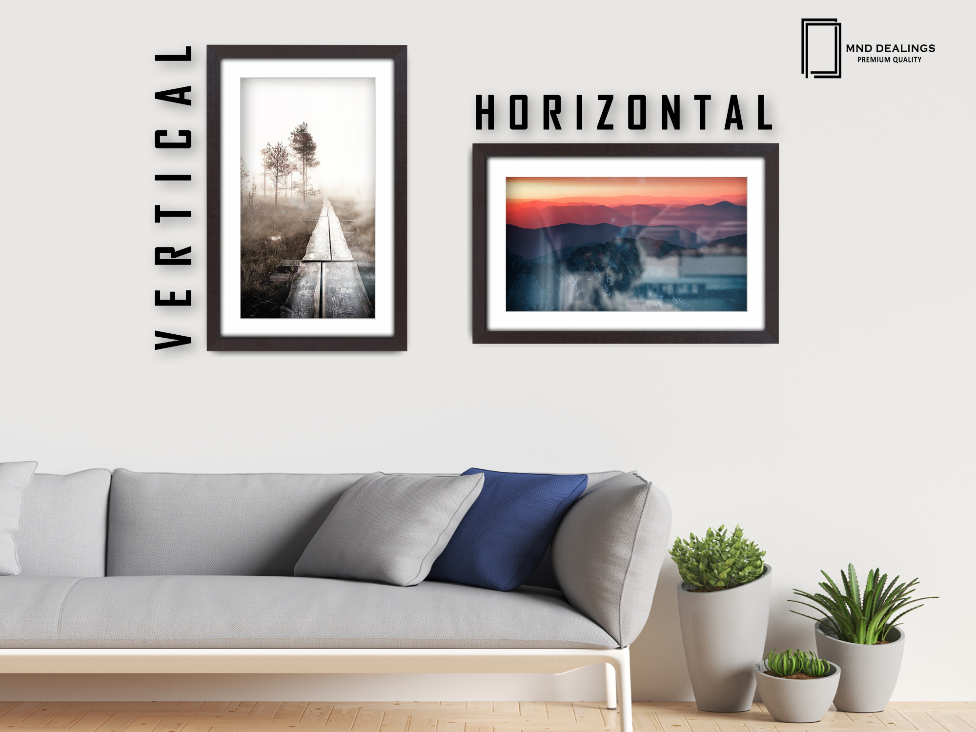 A2 ( 41.90 x 59.40 cm ) / 23 x 16 Inch with A3-(29.70 x 41.90 cm) White Mount Art Frames - MDF